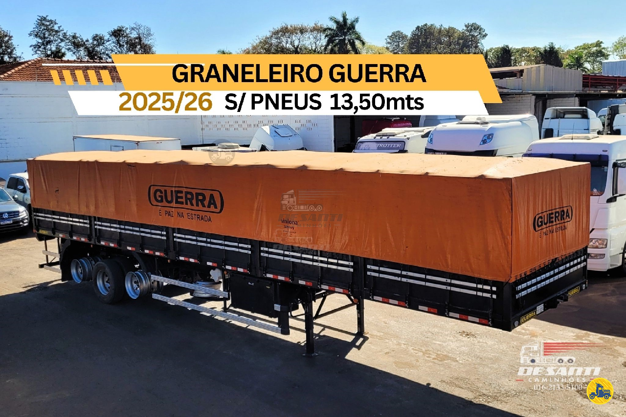 CARRETA SEMI-REBOQUE GRANELEIRO De Santi Caminhões RIBEIRAO PRETO SÃO PAULO SP
