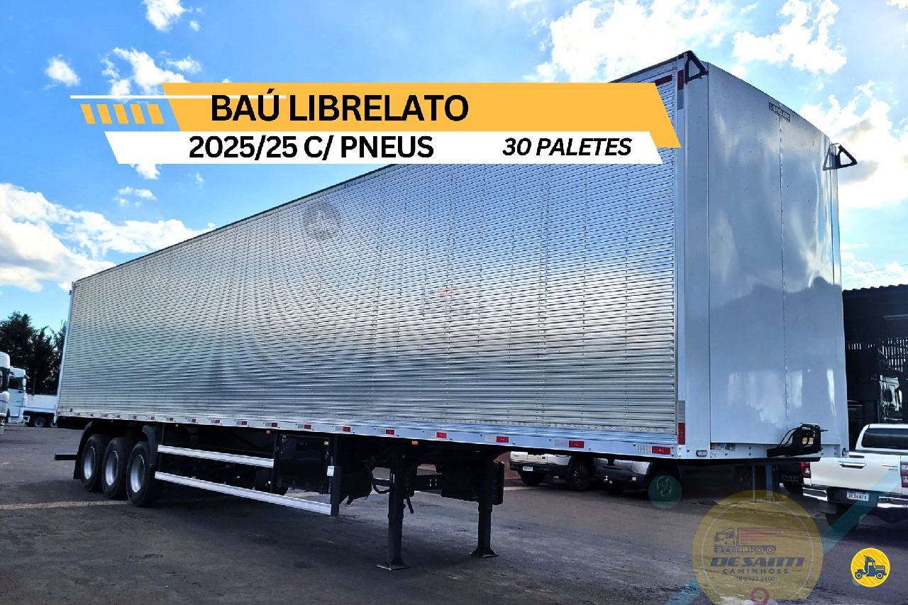 CARRETA SEMI-REBOQUE BAU FURGÃO De Santi Caminhões RIBEIRAO PRETO SÃO PAULO SP