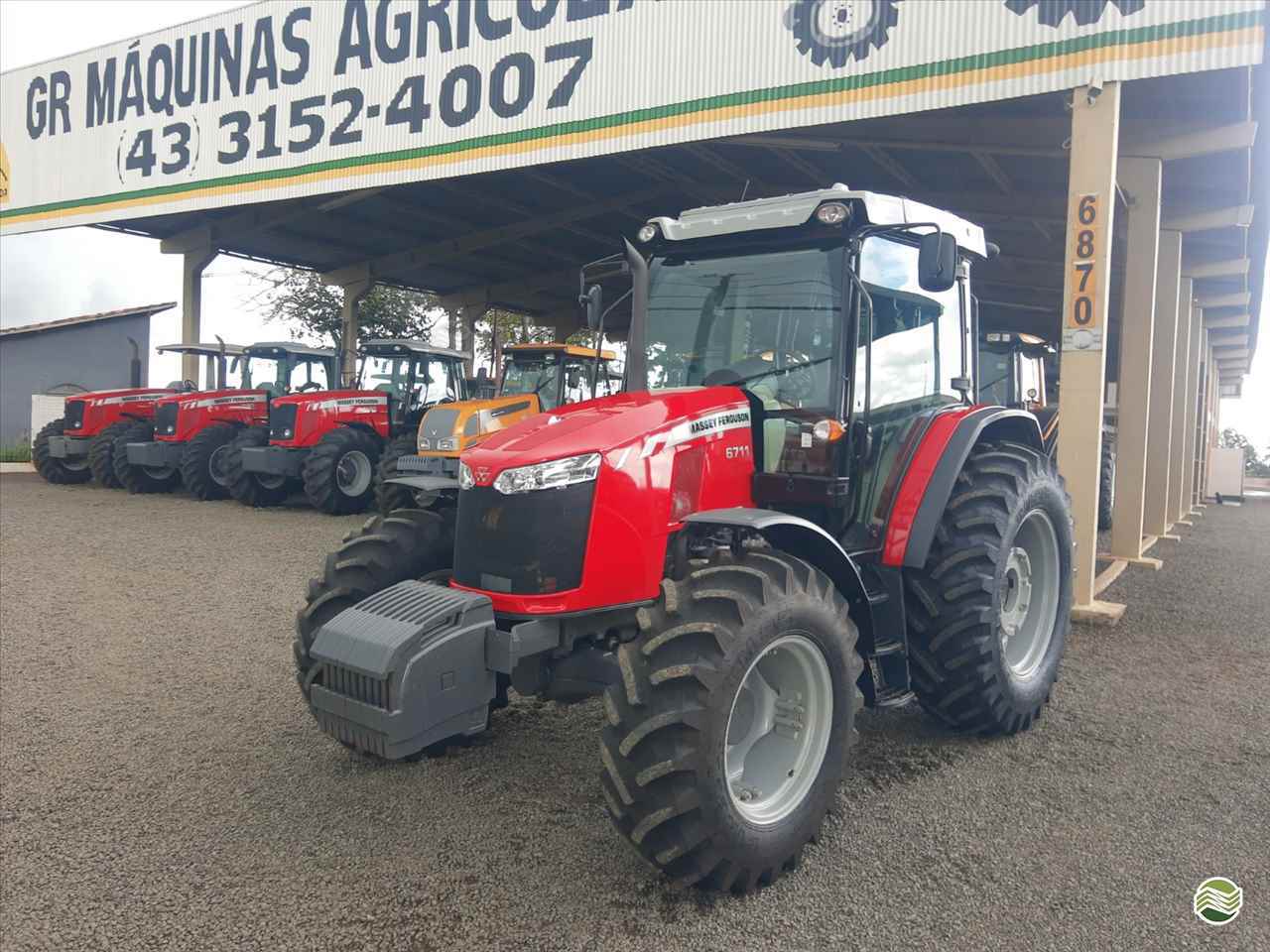 TRATOR MASSEY FERGUSON MF 6711 Tração 4x4 GR Máquinas Agrícolas ARAPONGAS PARANÁ PR