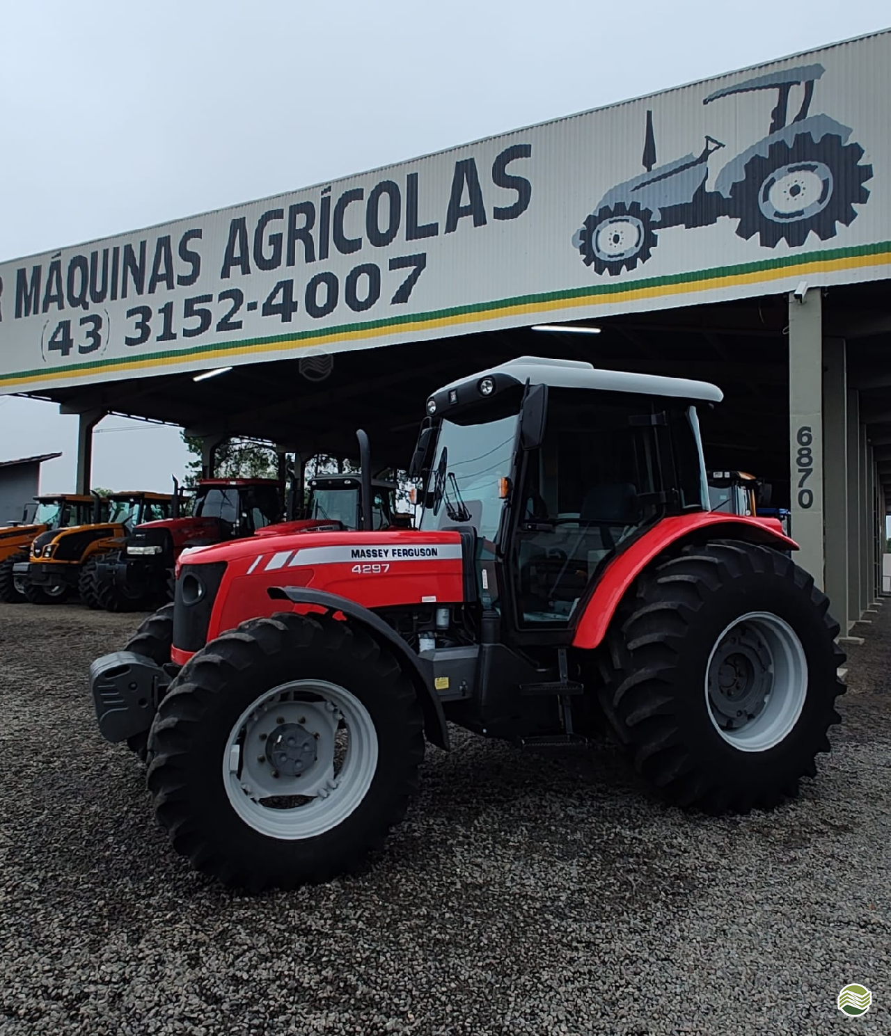 TRATOR MASSEY FERGUSON MF 4297 Tração 4x4 GR Máquinas Agrícolas ARAPONGAS PARANÁ PR
