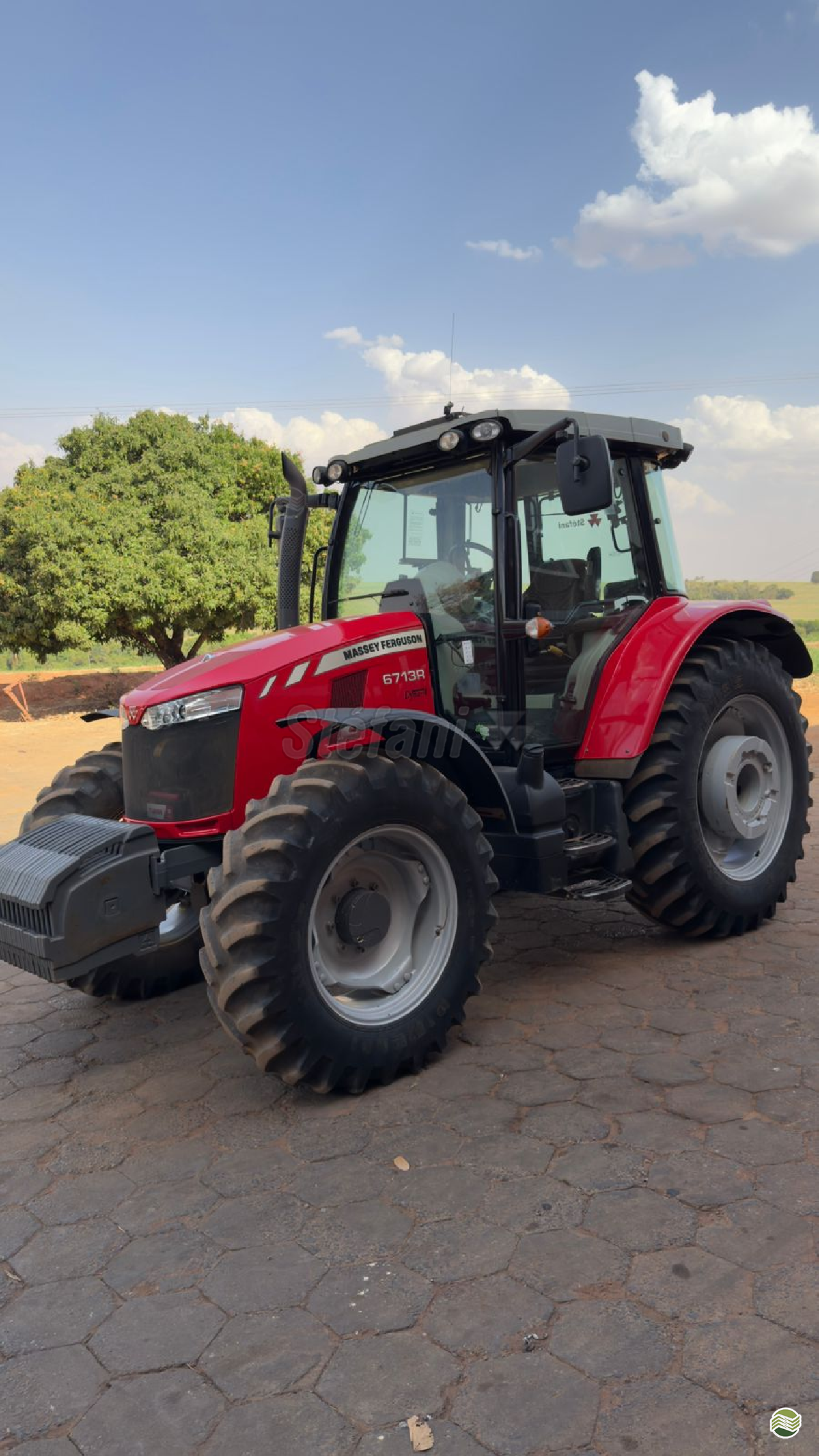 TRATOR MASSEY FERGUSON MF 6713 Tração 4x4 Stéfani - Massey Ferguson JABOTICABAL SÃO PAULO SP