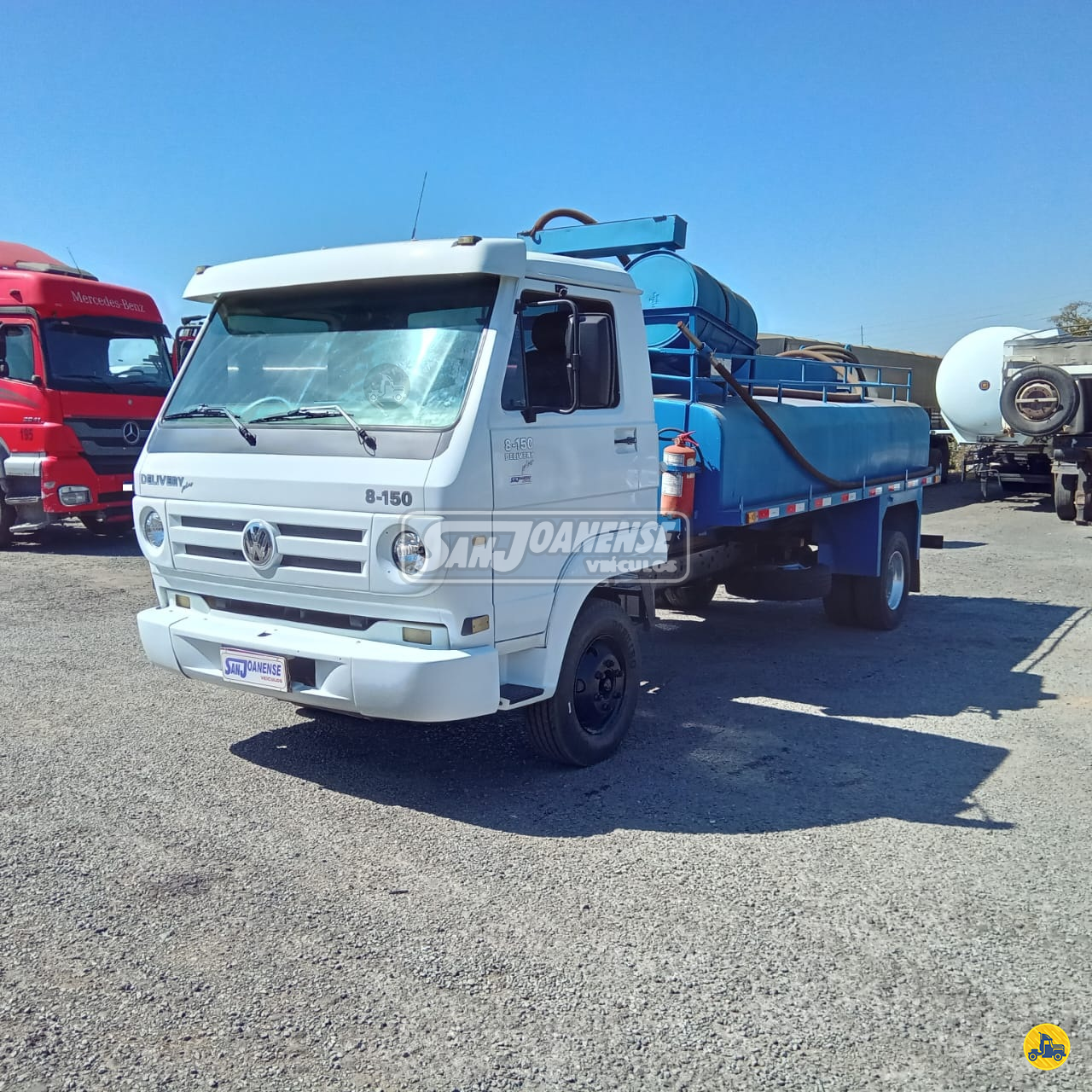 CAMINHAO VOLKSWAGEN VW 8150 Tanque Aço 3/4 4x2 Sanjoanense Veículos LIMEIRA SÃO PAULO SP