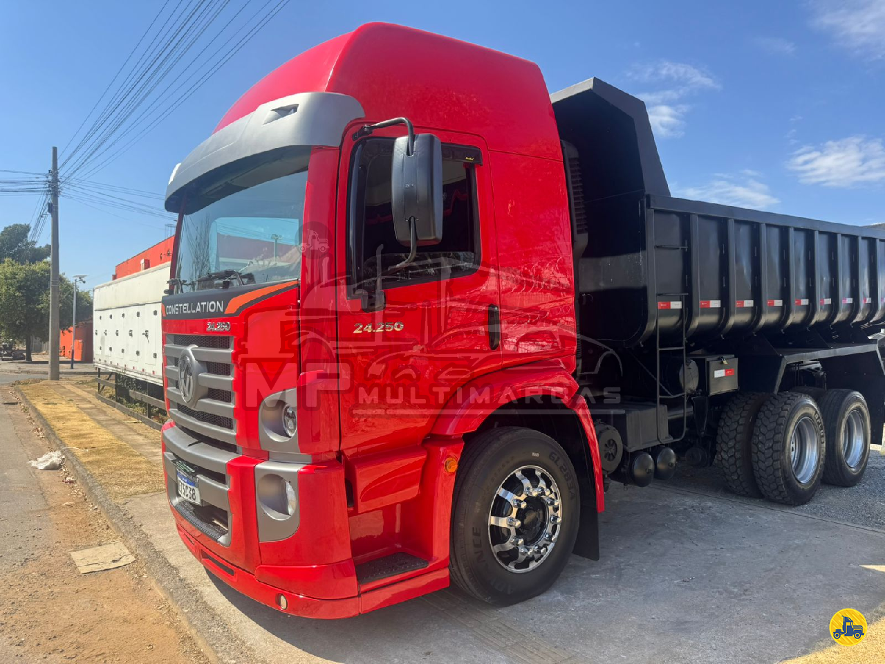 CAMINHAO VOLKSWAGEN VW 24250 Caçamba Basculante Truck 6x2 MP Multimarcas  GOIANIA GOIAS GO