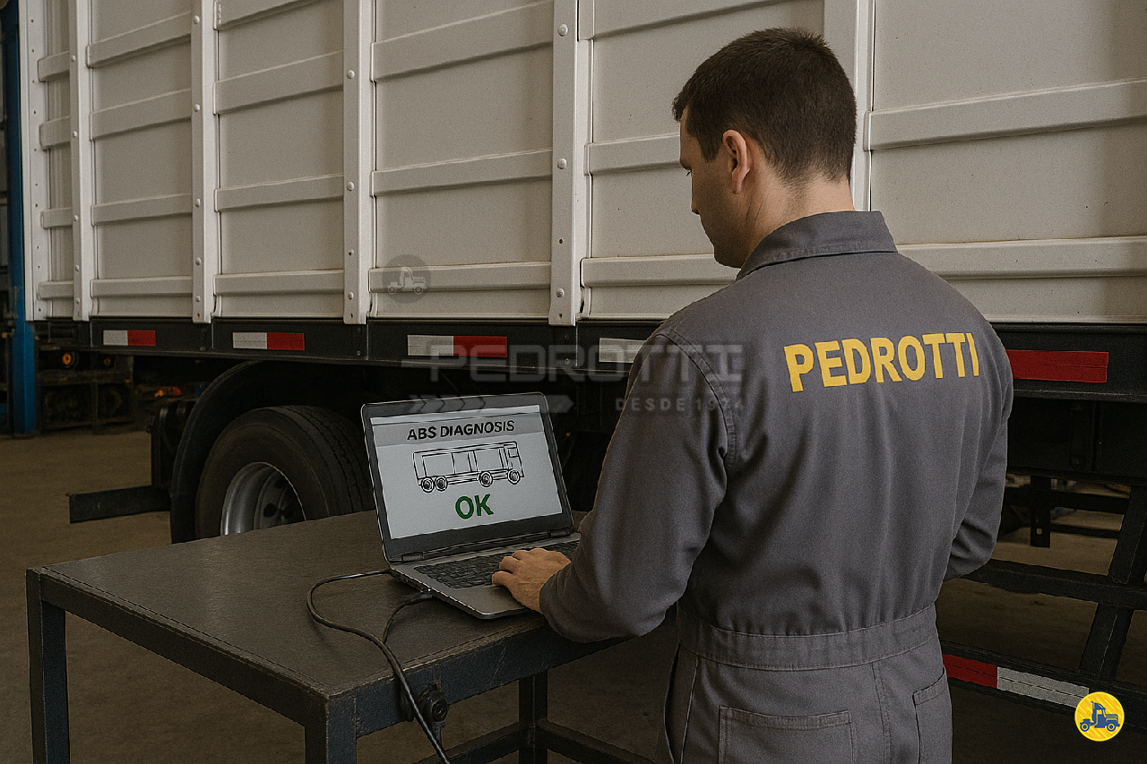 Diagnóstico ABS e EBS - Pedrotti Implementos Rodoviários - Guerra