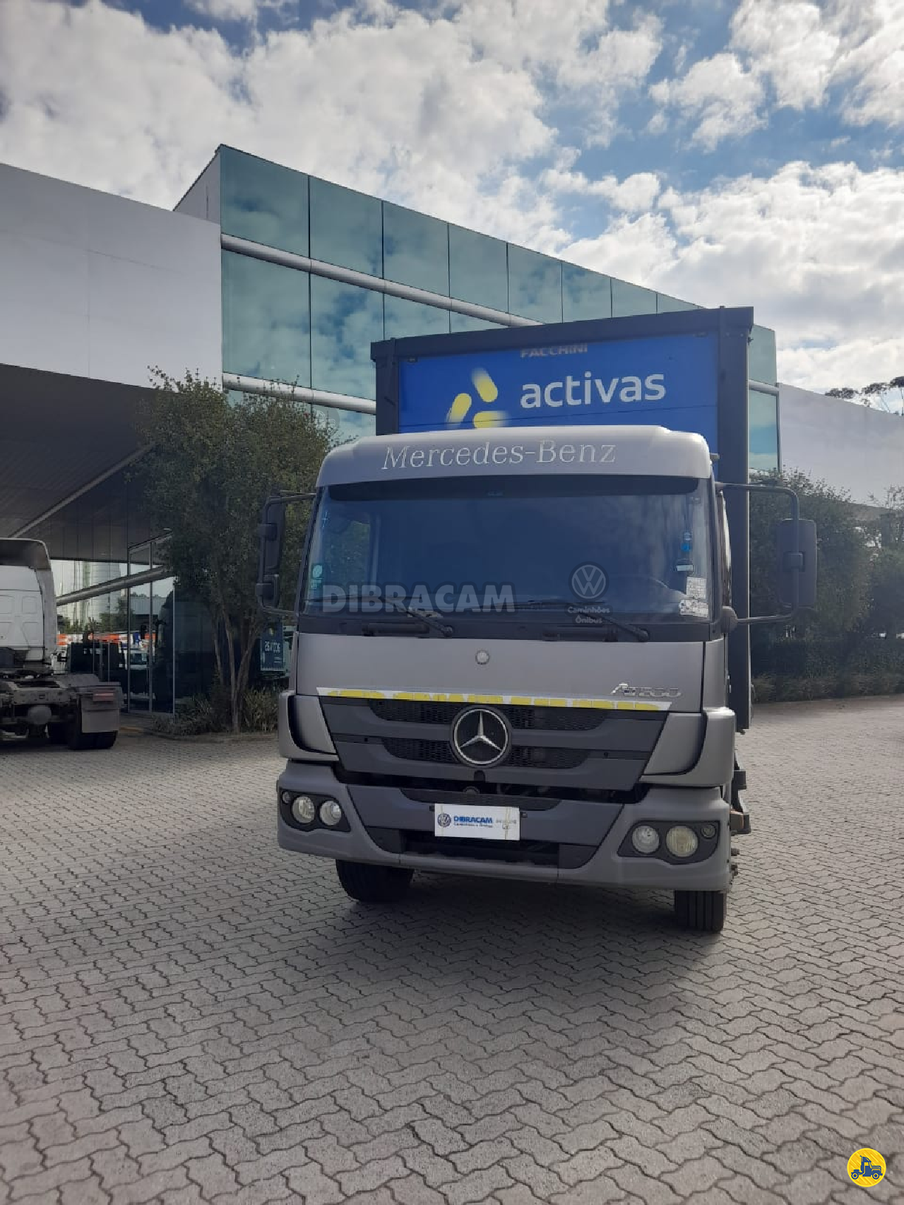 CAMINHAO MERCEDES-BENZ MB 2430 Baú Sider Truck 6x2 Dibracam VW - Santo André - Matriz SANTO ANDRE SÃO PAULO SP