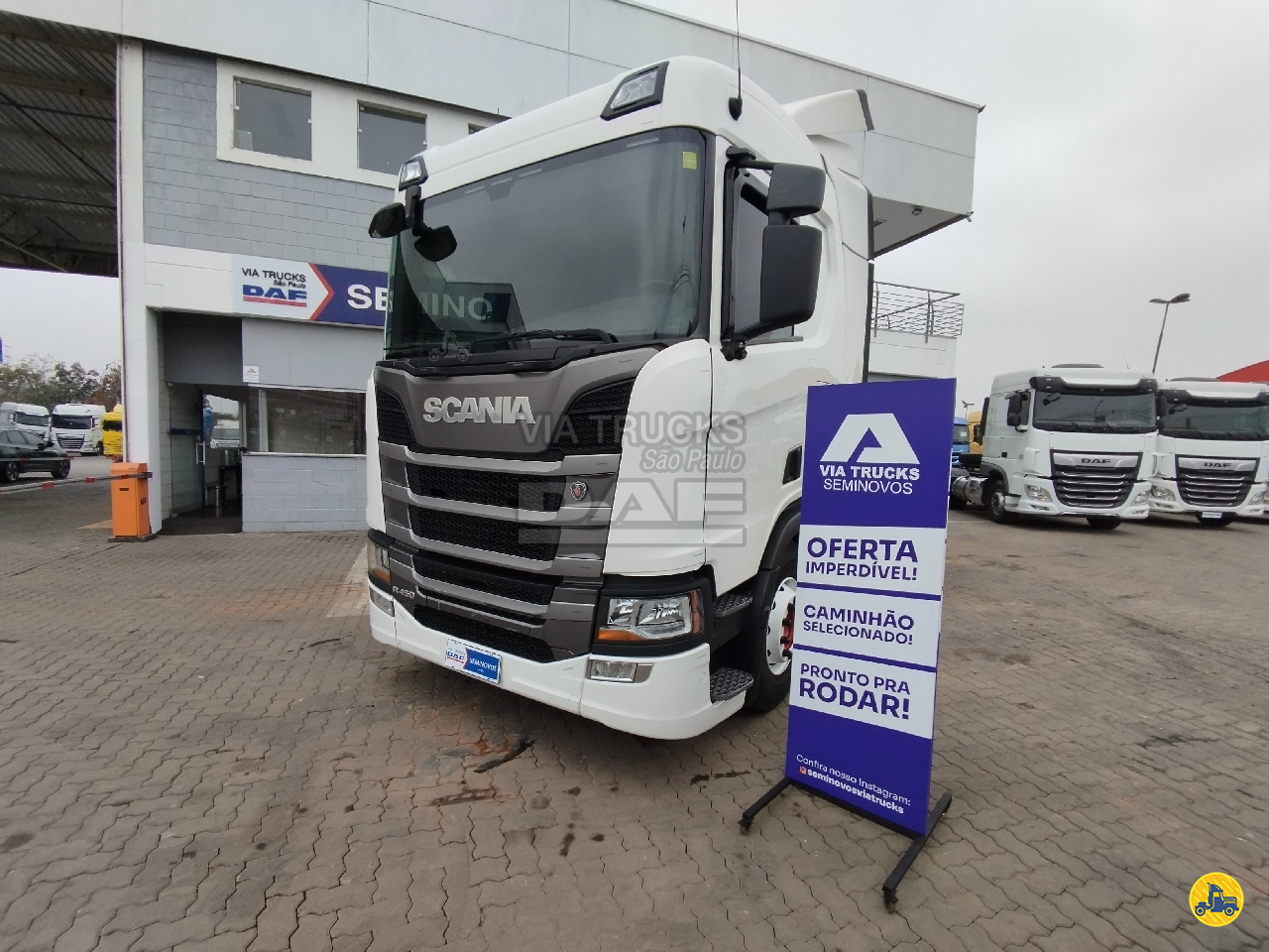 CAMINHAO SCANIA SCANIA R450 Cavalo Mecânico Cavalo 6x2 Via Trucks - DAF - Guarulhos-SP GUARULHOS SÃO PAULO SP