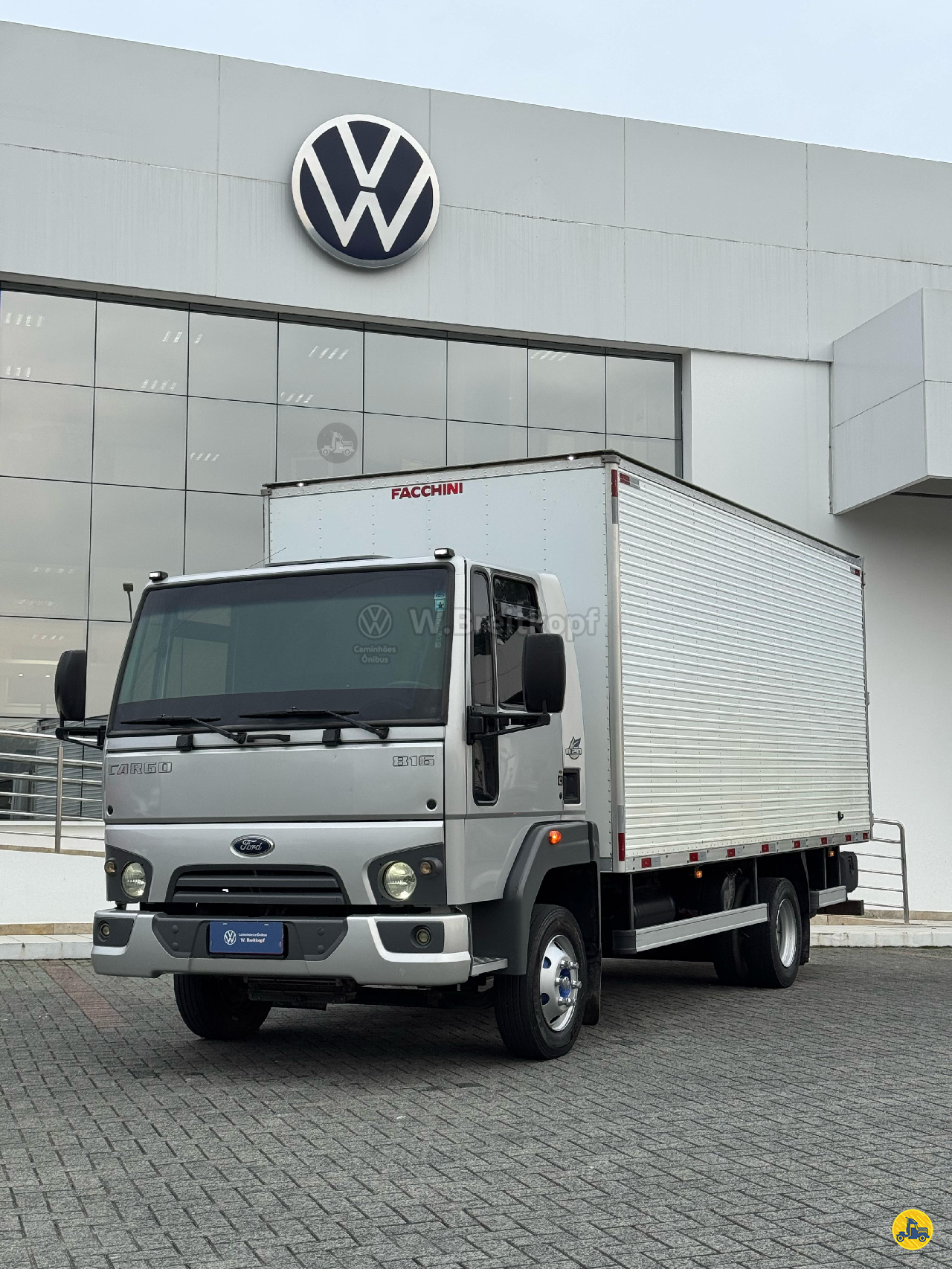 CAMINHAO FORD CARGO 816 Baú Furgão 3/4 4x2 W.Breitkopf - VW BLUMENAU SANTA CATARINA SC
