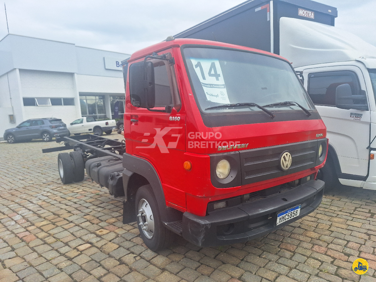 CAMINHAO VOLKSWAGEN VW 8160 Chassis 3/4 4x2 Breitkopf Caminhões - VW JOINVILLE SANTA CATARINA SC