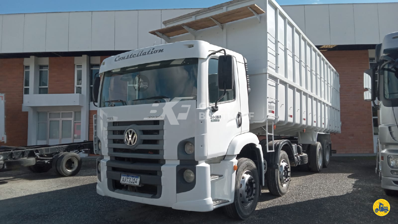 CAMINHAO VOLKSWAGEN VW 24250 Caçamba Basculante BiTruck 8x2 Breitkopf Caminhões - VW JOINVILLE SANTA CATARINA SC