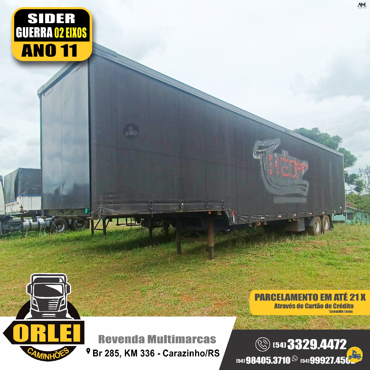 CARRETA SEMI-REBOQUE BAU SIDER Rebaixada Orlei Caminhões CARAZINHO RIO GRANDE DO SUL RS