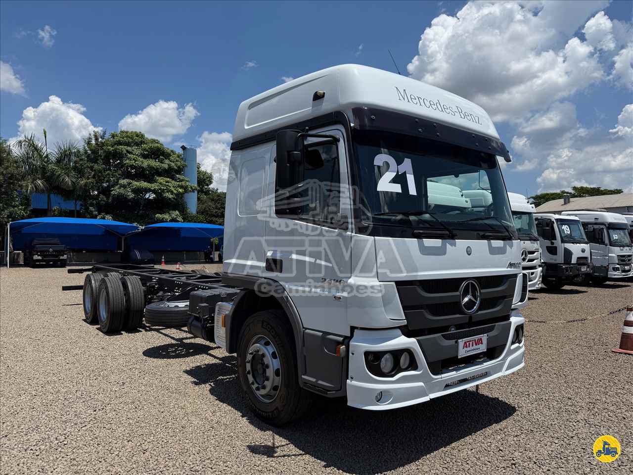 CAMINHAO MERCEDES-BENZ MB 2426 Chassis Truck 6x2 Ativa Caminhões CATANDUVA SÃO PAULO SP
