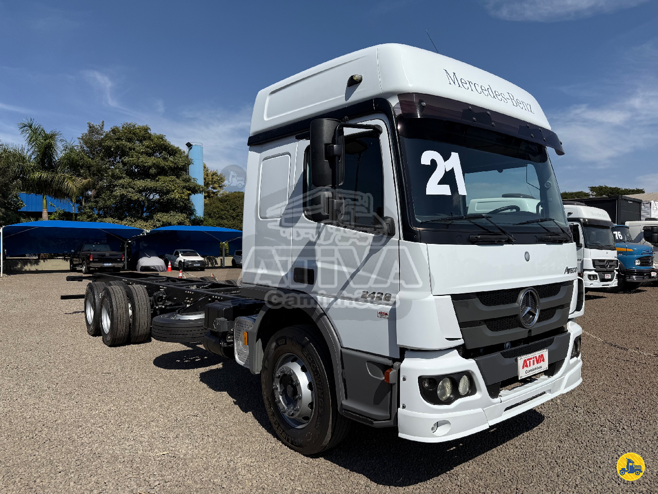 CAMINHAO MERCEDES-BENZ MB 2426 Chassis Truck 6x2 Ativa Caminhões CATANDUVA SÃO PAULO SP