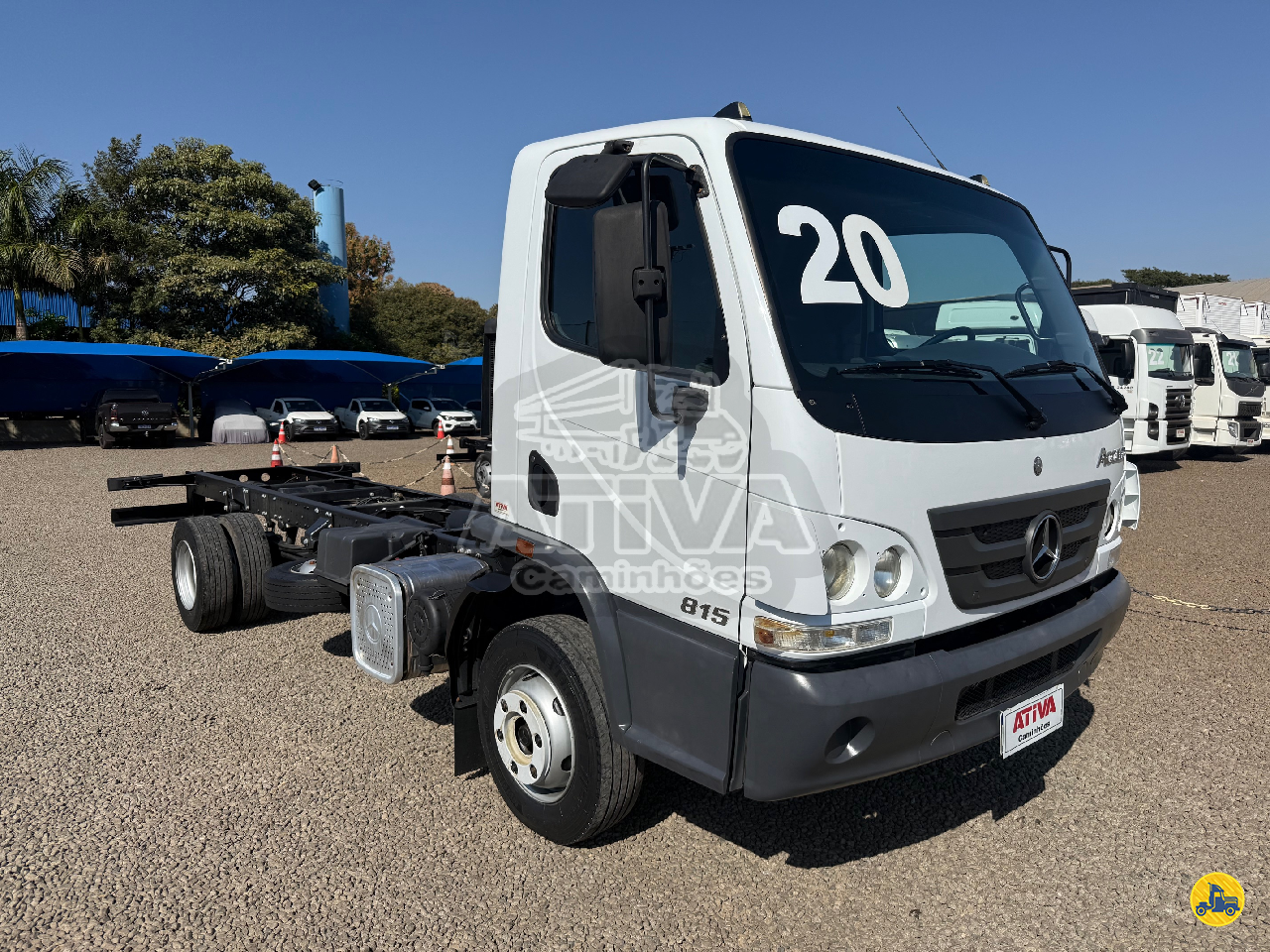 CAMINHAO MERCEDES-BENZ MB 815 Chassis 3/4 4x2 Ativa Caminhões CATANDUVA SÃO PAULO SP