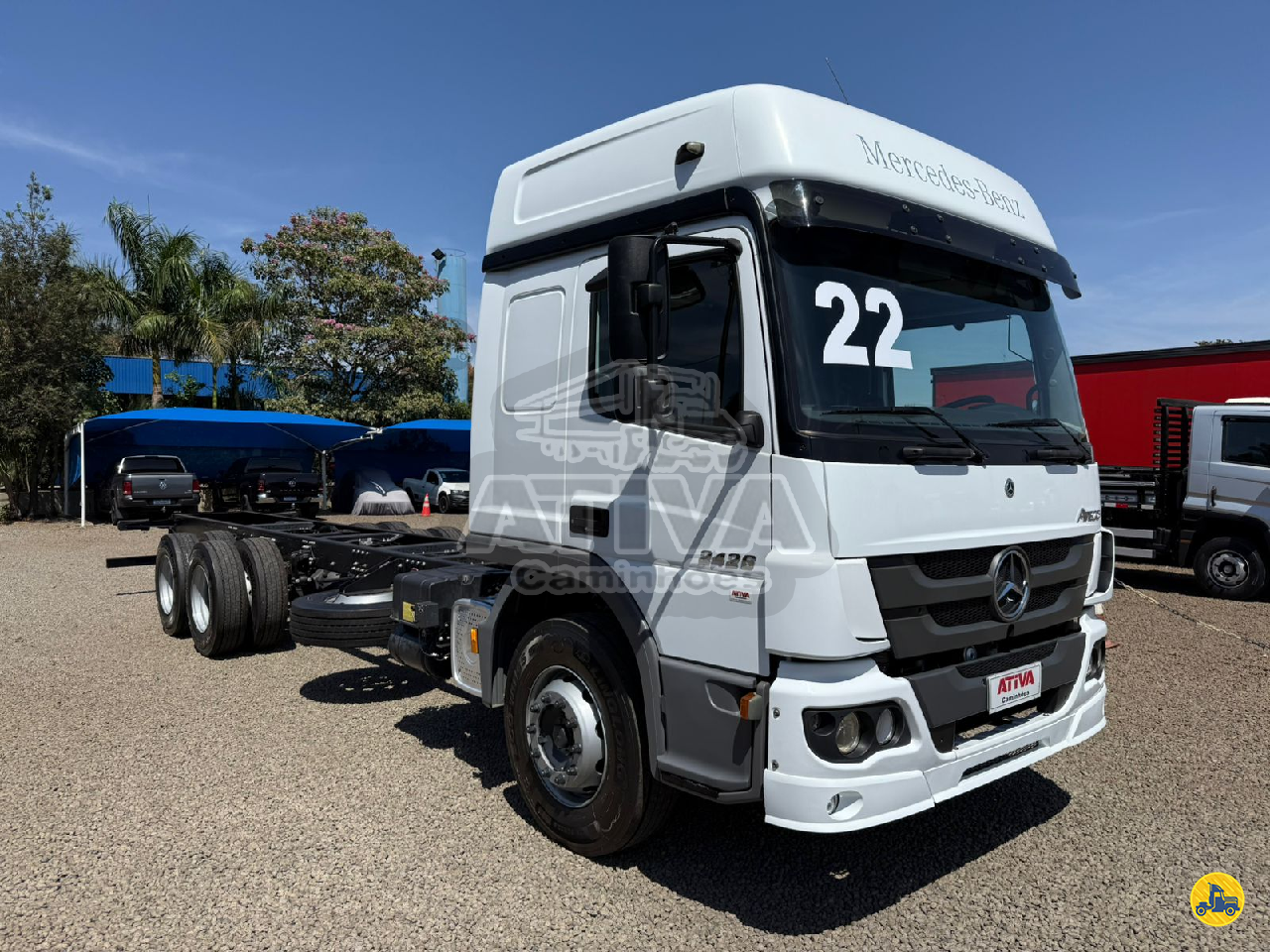 CAMINHAO MERCEDES-BENZ MB 2426 Chassis Truck 6x2 Ativa Caminhões CATANDUVA SÃO PAULO SP