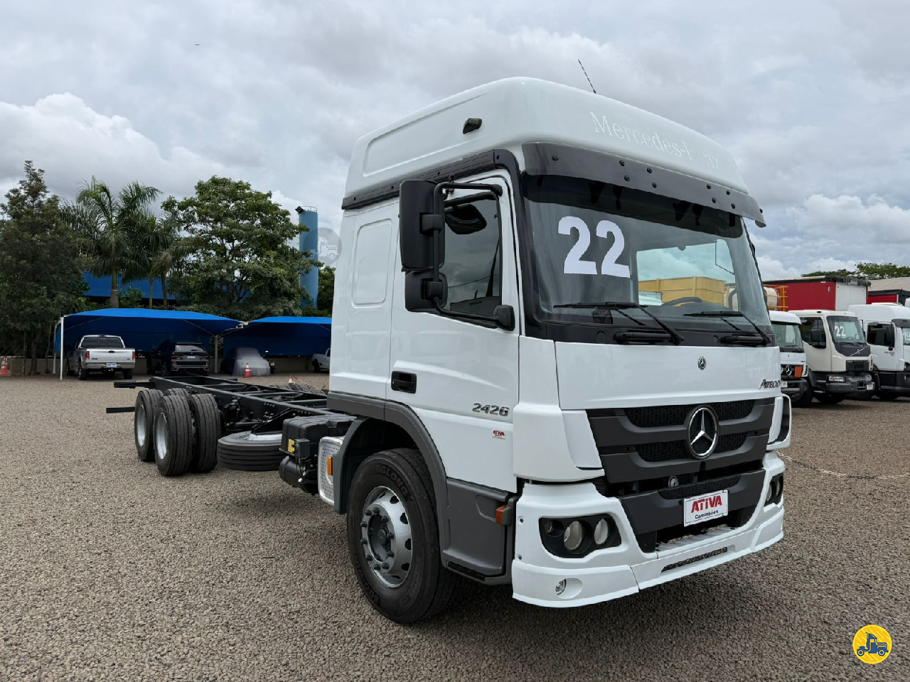 CAMINHAO MERCEDES-BENZ MB 2426 Chassis Truck 6x2 Ativa Caminhões CATANDUVA SÃO PAULO SP