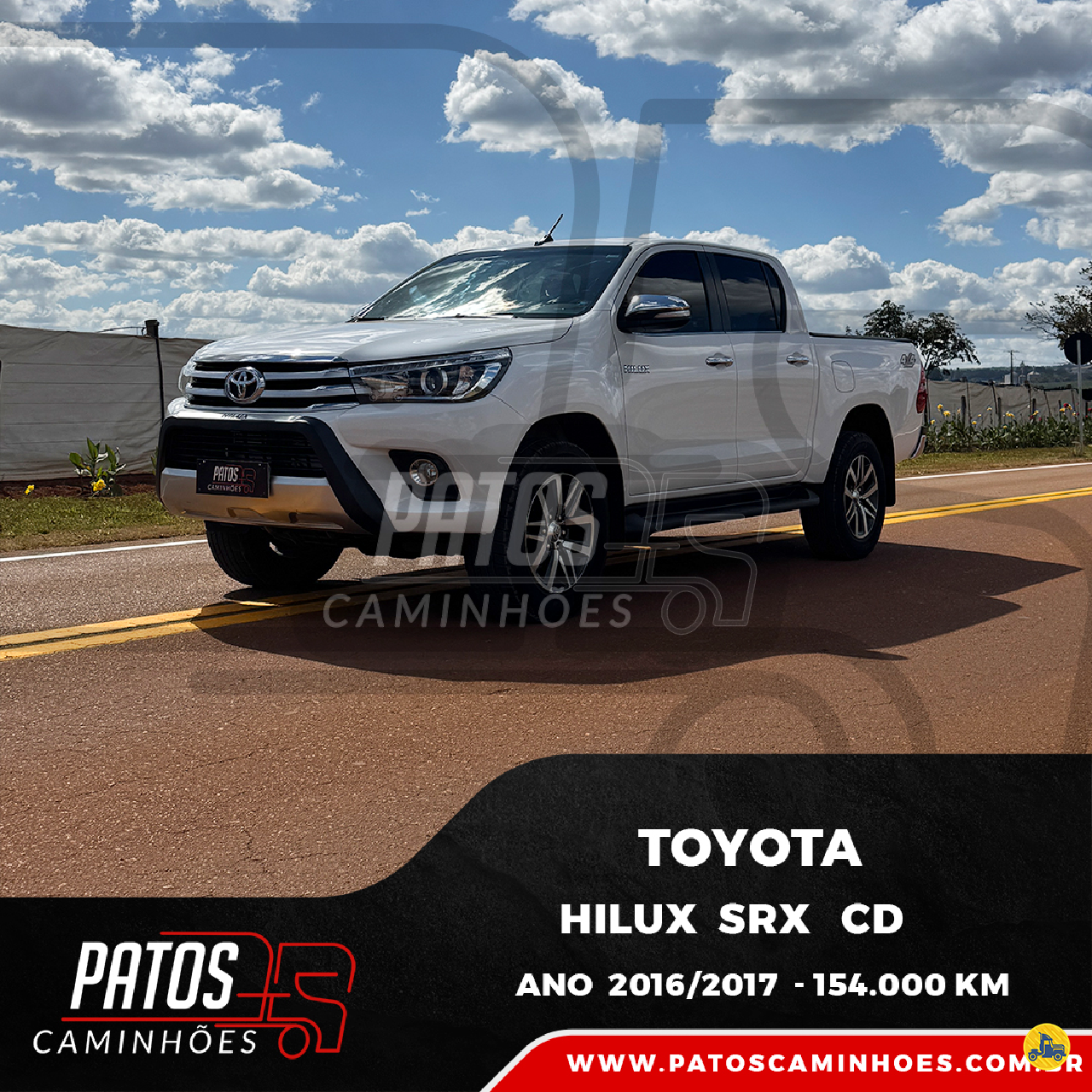 CARRO TOYOTA Hilux 2.8 SRX Patos Caminhões PATOS DE MINAS MINAS GERAIS MG