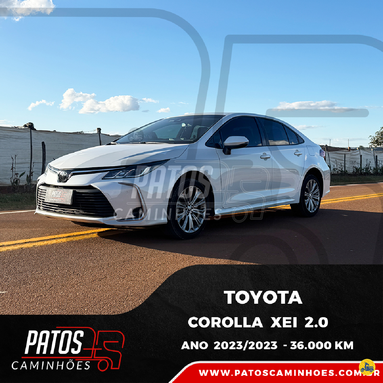CARRO TOYOTA Corolla 2.0 XEi  Patos Caminhões PATOS DE MINAS MINAS GERAIS MG