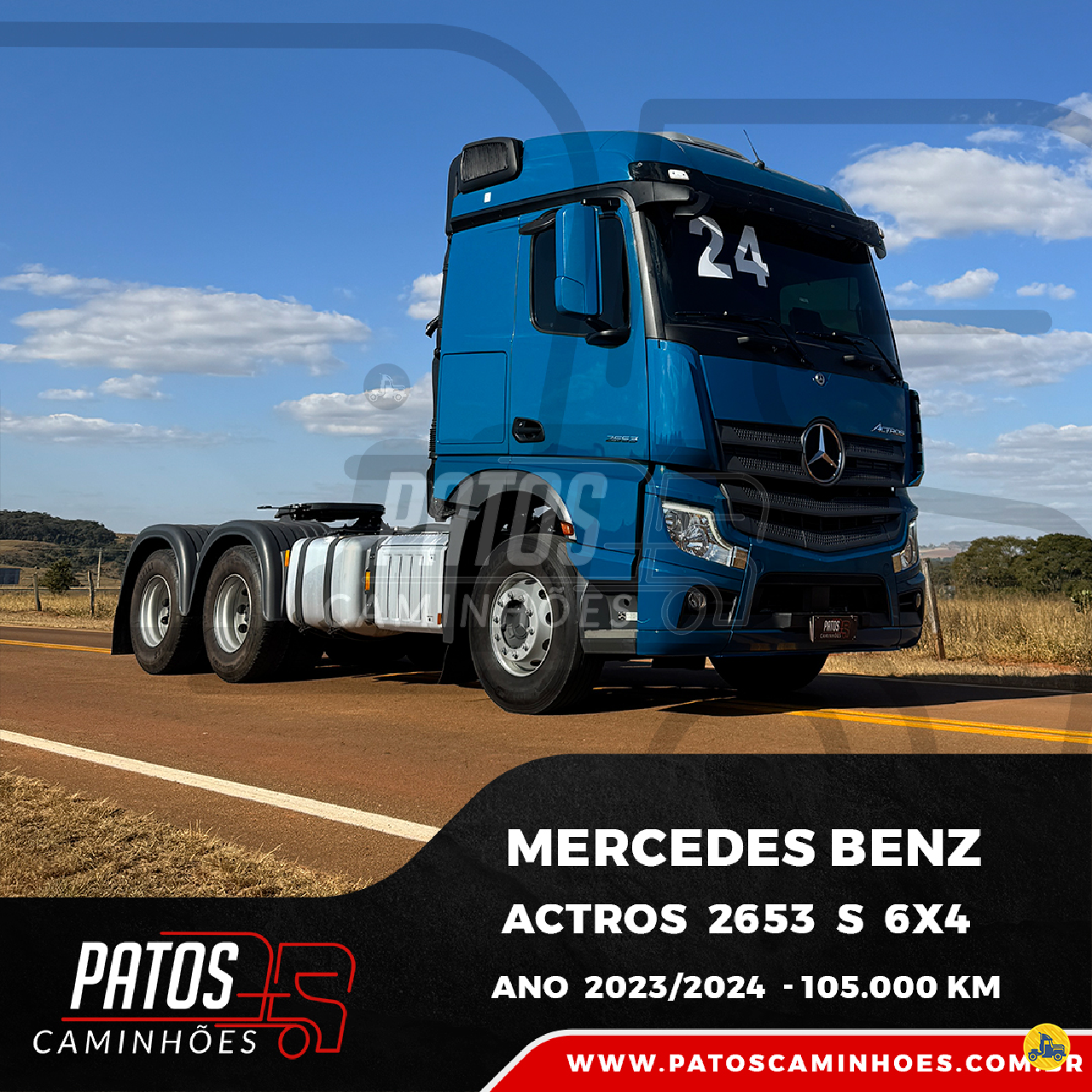 CAMINHAO MERCEDES-BENZ MB 2653 Cavalo Mecânico Cavalo 6x4 Patos Caminhões PATOS DE MINAS MINAS GERAIS MG