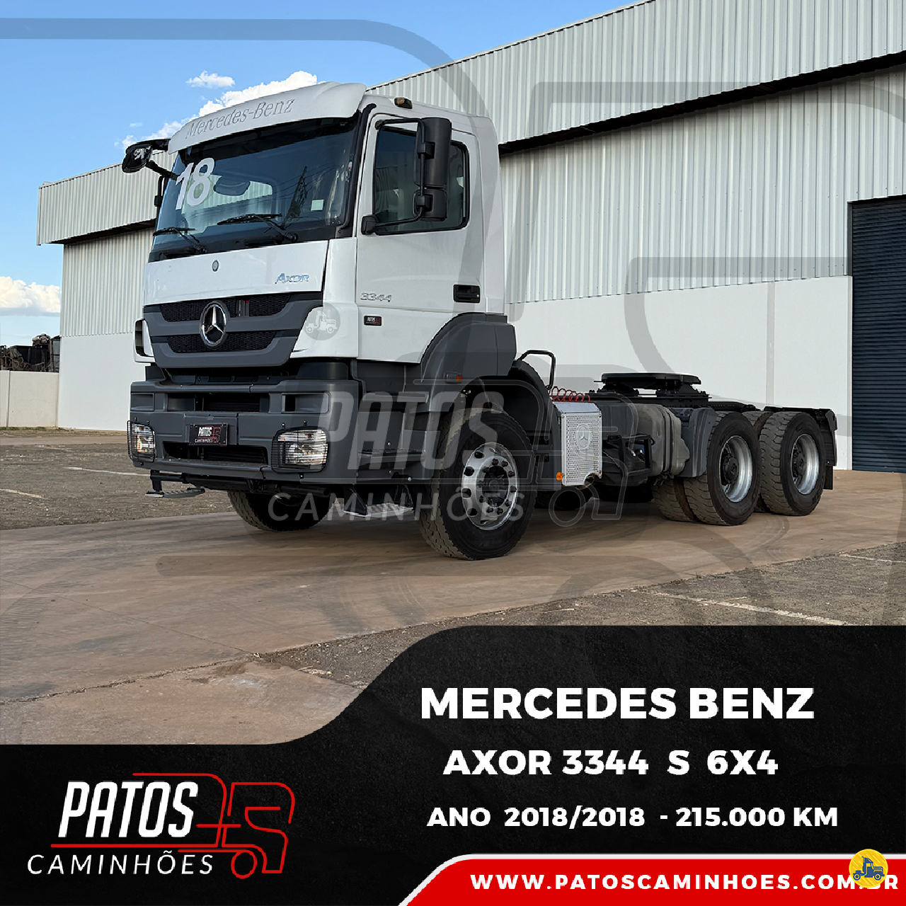 CAMINHAO MERCEDES-BENZ MB 3344 Cavalo Mecânico Cavalo 6x4 Patos Caminhões PATOS DE MINAS MINAS GERAIS MG