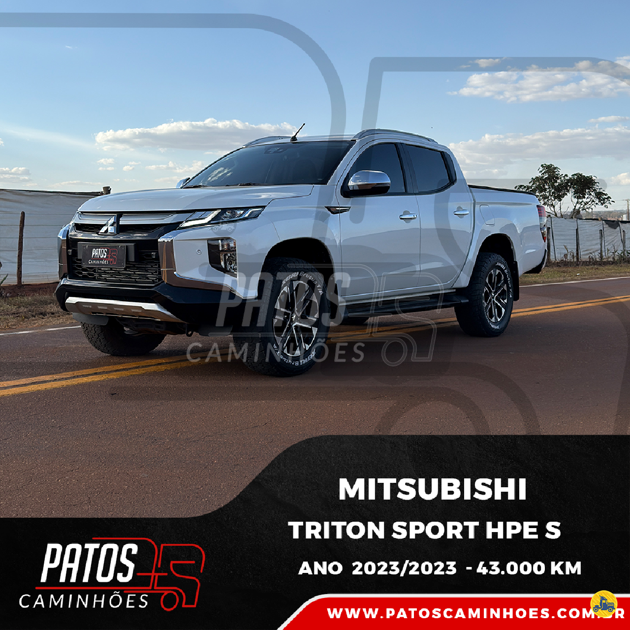 CARRO MITSUBISHI L200 Triton 2.4 HPE Patos Caminhões PATOS DE MINAS MINAS GERAIS MG