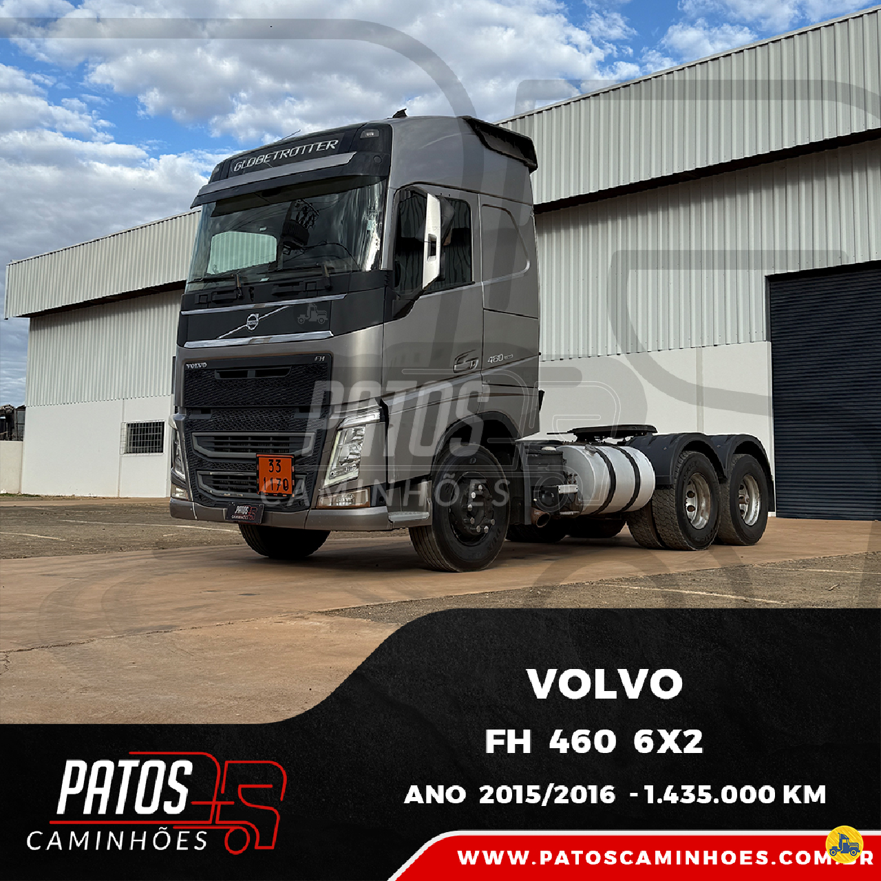CAMINHAO VOLVO VOLVO FH 460 Cavalo Mecânico Cavalo 6x2 Patos Caminhões PATOS DE MINAS MINAS GERAIS MG