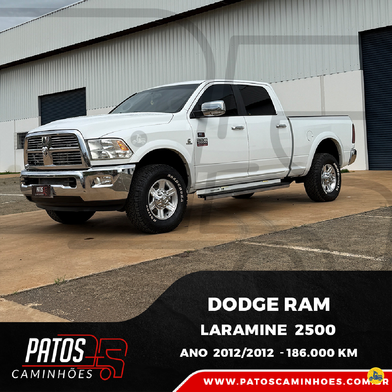 CAMINHAO DODGE RAM 2500 Chassis 3/4 4x4 Patos Caminhões PATOS DE MINAS MINAS GERAIS MG