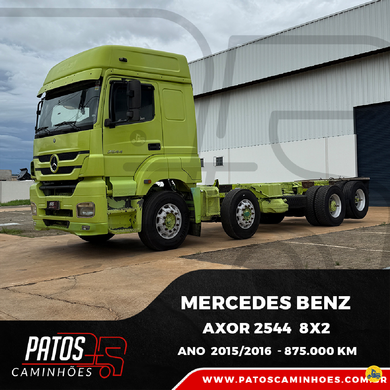 CAMINHAO MERCEDES-BENZ MB 2544 Chassis Cavalo 8x2 Patos Caminhões PATOS DE MINAS MINAS GERAIS MG
