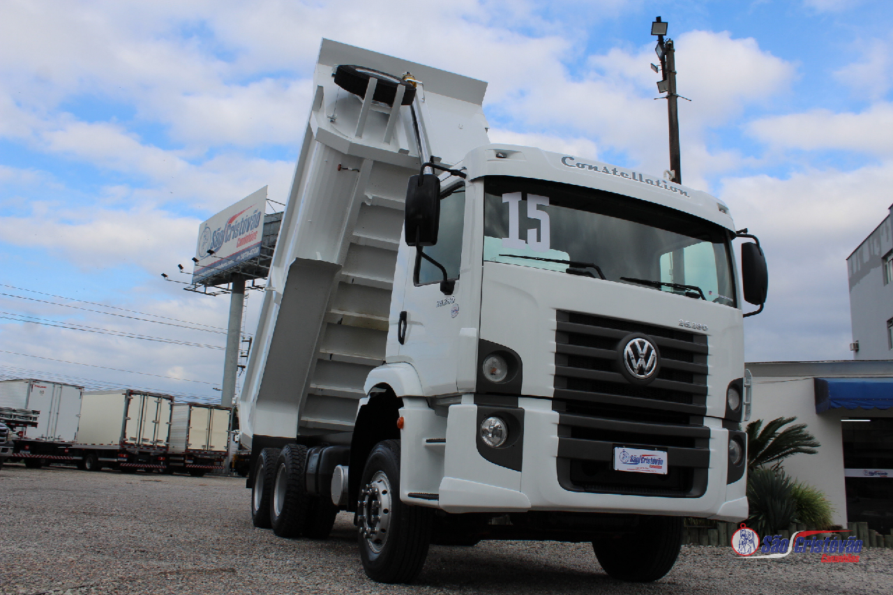 CAMINHAO VOLKSWAGEN VW 26280 Caçamba Basculante Truck 6x4 São Cristóvão Caminhões SAO JOSE SANTA CATARINA SC