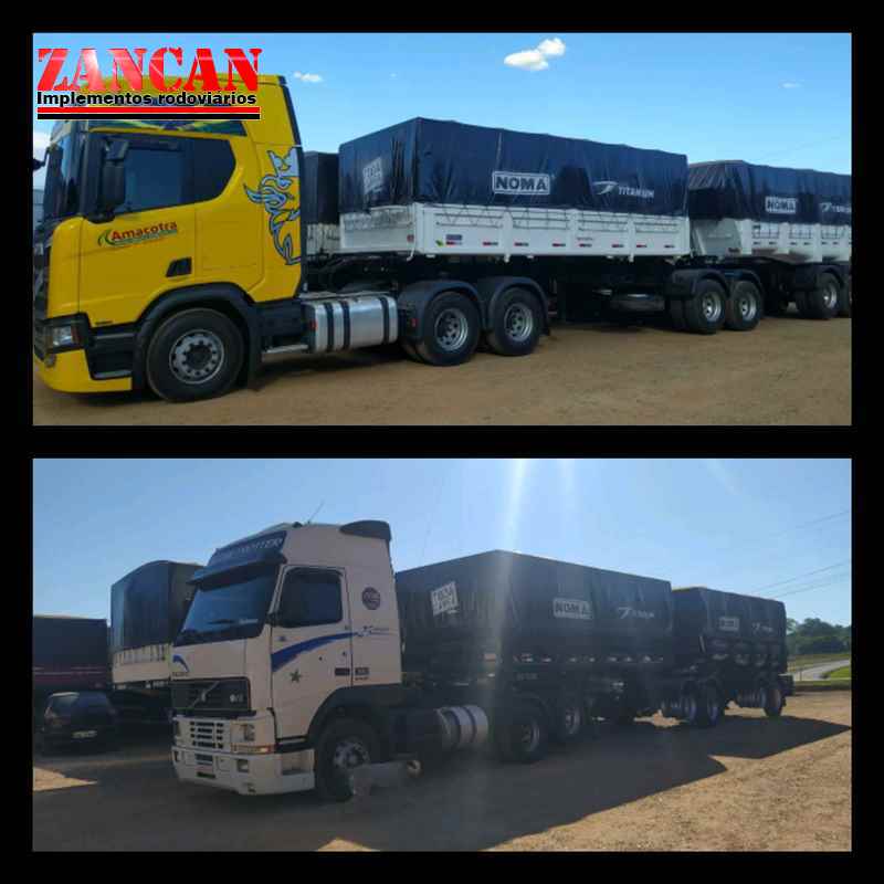 Bitrem Basculante Padrão Coamo 27/28m³ - Amador Pato Branco PR