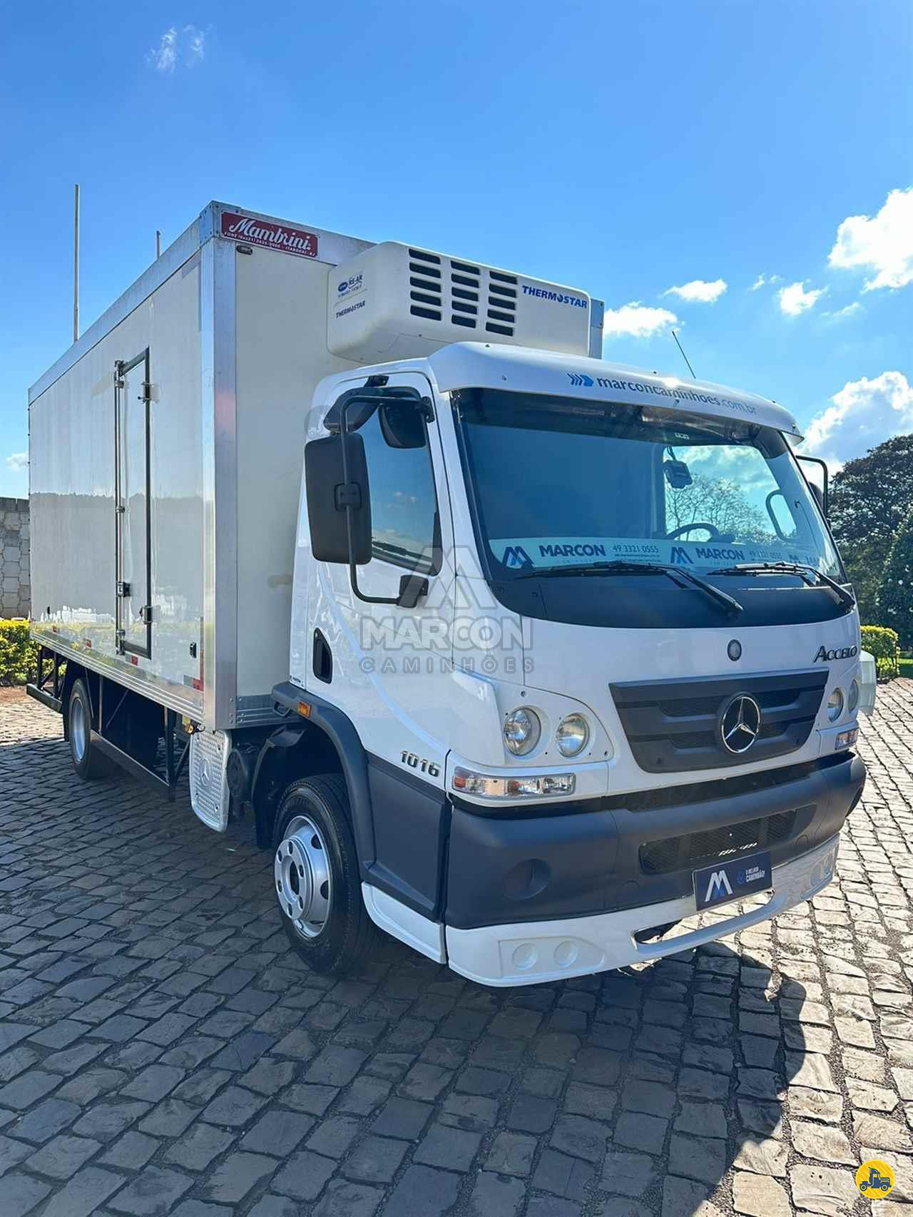 CAMINHAO MERCEDES-BENZ MB 1016 Baú Frigorífico 3/4 4x2 Marcon Caminhões CHAPECO SANTA CATARINA SC