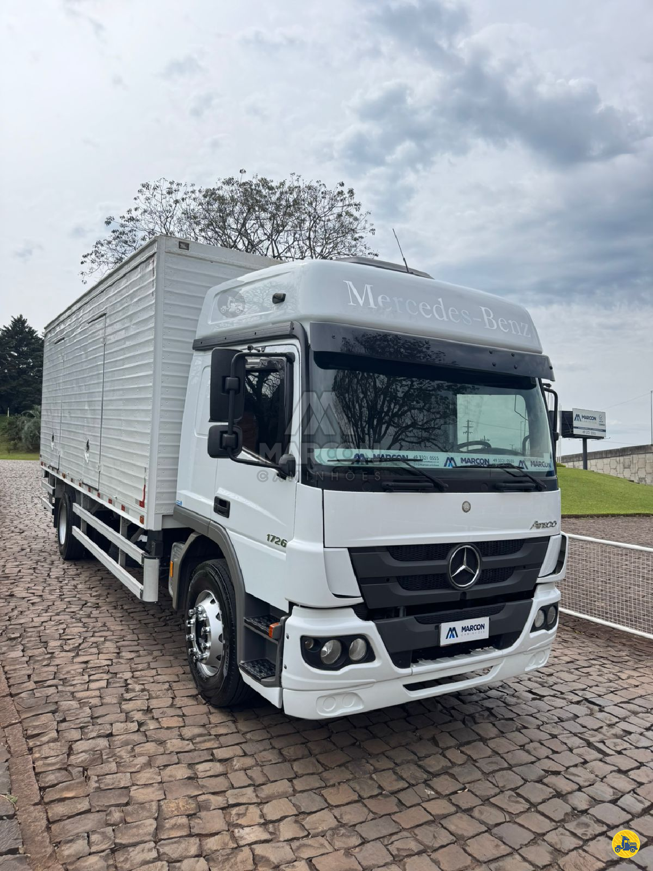 CAMINHAO MERCEDES-BENZ MB 1726 Baú Furgão Toco 4x2 Marcon Caminhões CHAPECO SANTA CATARINA SC