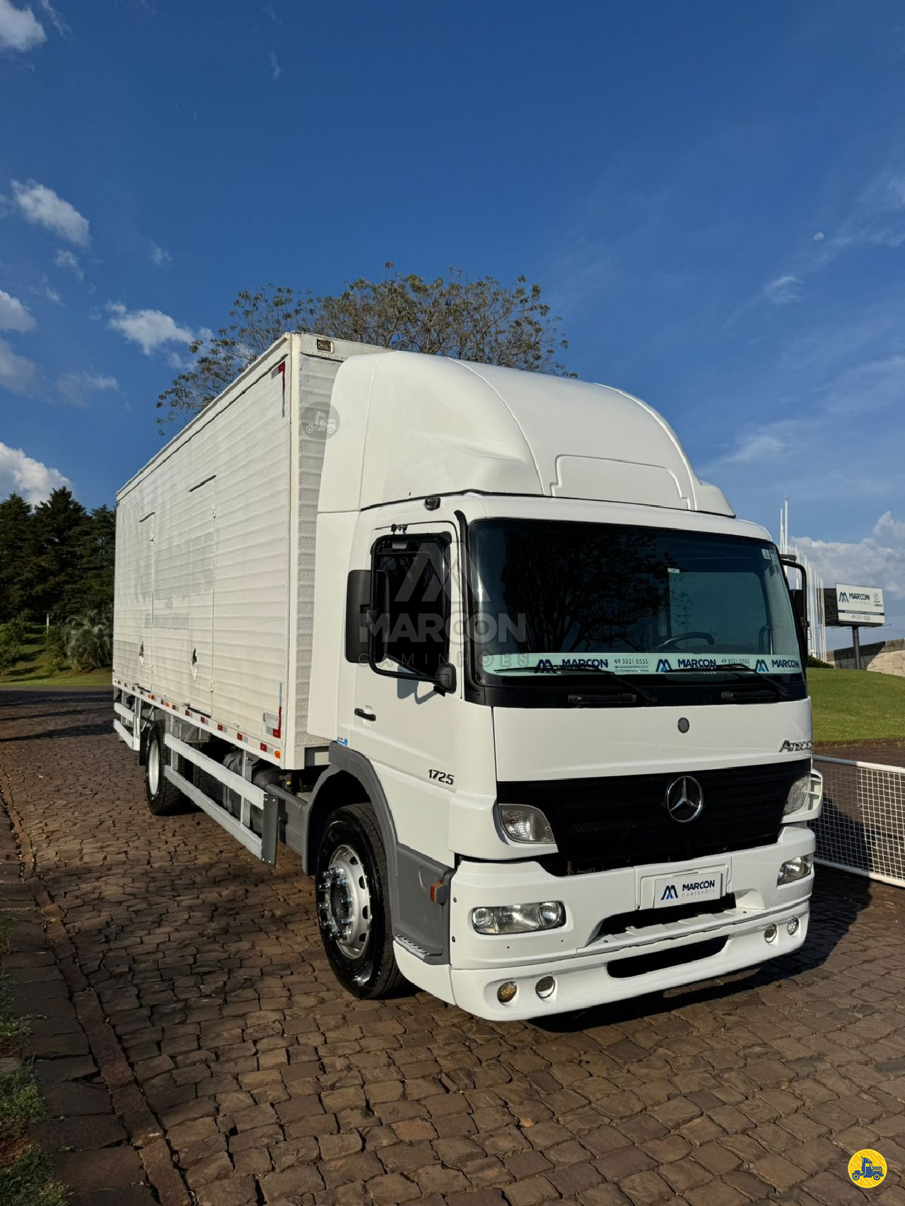 CAMINHAO MERCEDES-BENZ MB 1725 Baú Furgão Toco 4x2 Marcon Caminhões CHAPECO SANTA CATARINA SC