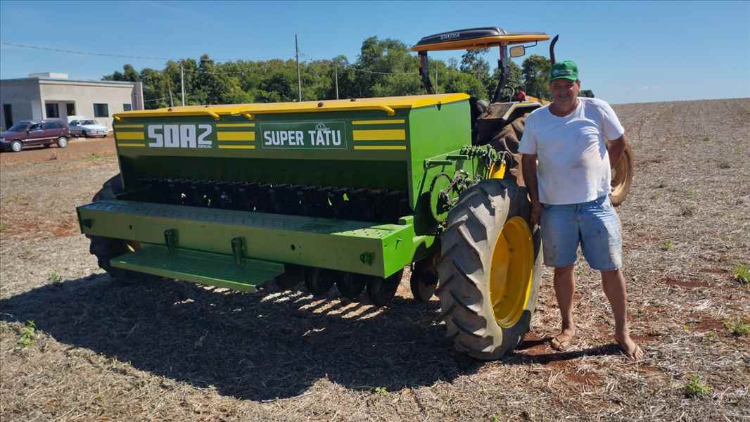 SEMEADEIRA 19 LINHAS TATU, ENTREGUE A JIVAGO TOSCAN NA CIDADE DE CAPANEMA. OBRIGADO PELA PREFERENCIA E DESEJAMOS BONS TRABALHOS!!!