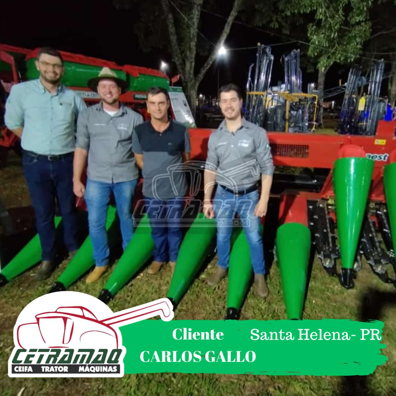 Durante este final de semana tivemos a entrega da Plataforma Maestra da Planti Center ao nosso amigo Carlos Gallo da cidade de Santa Helena.