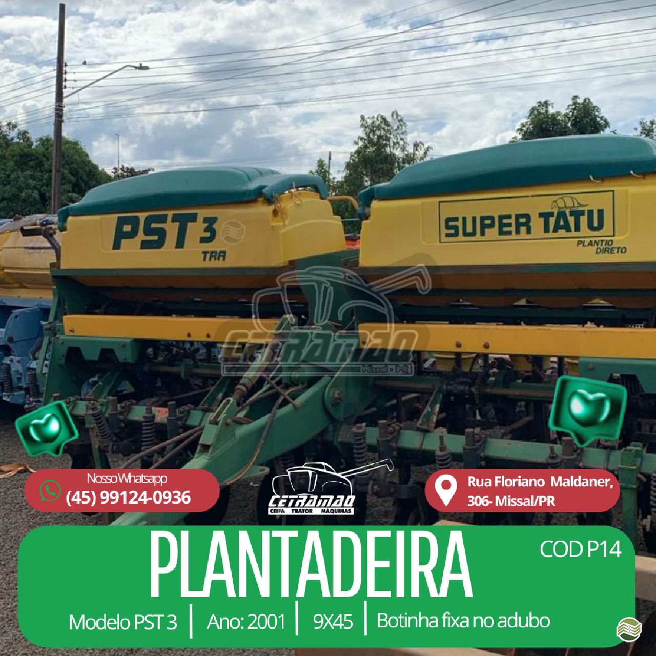 PST 3 de Cetramaq Máquinas