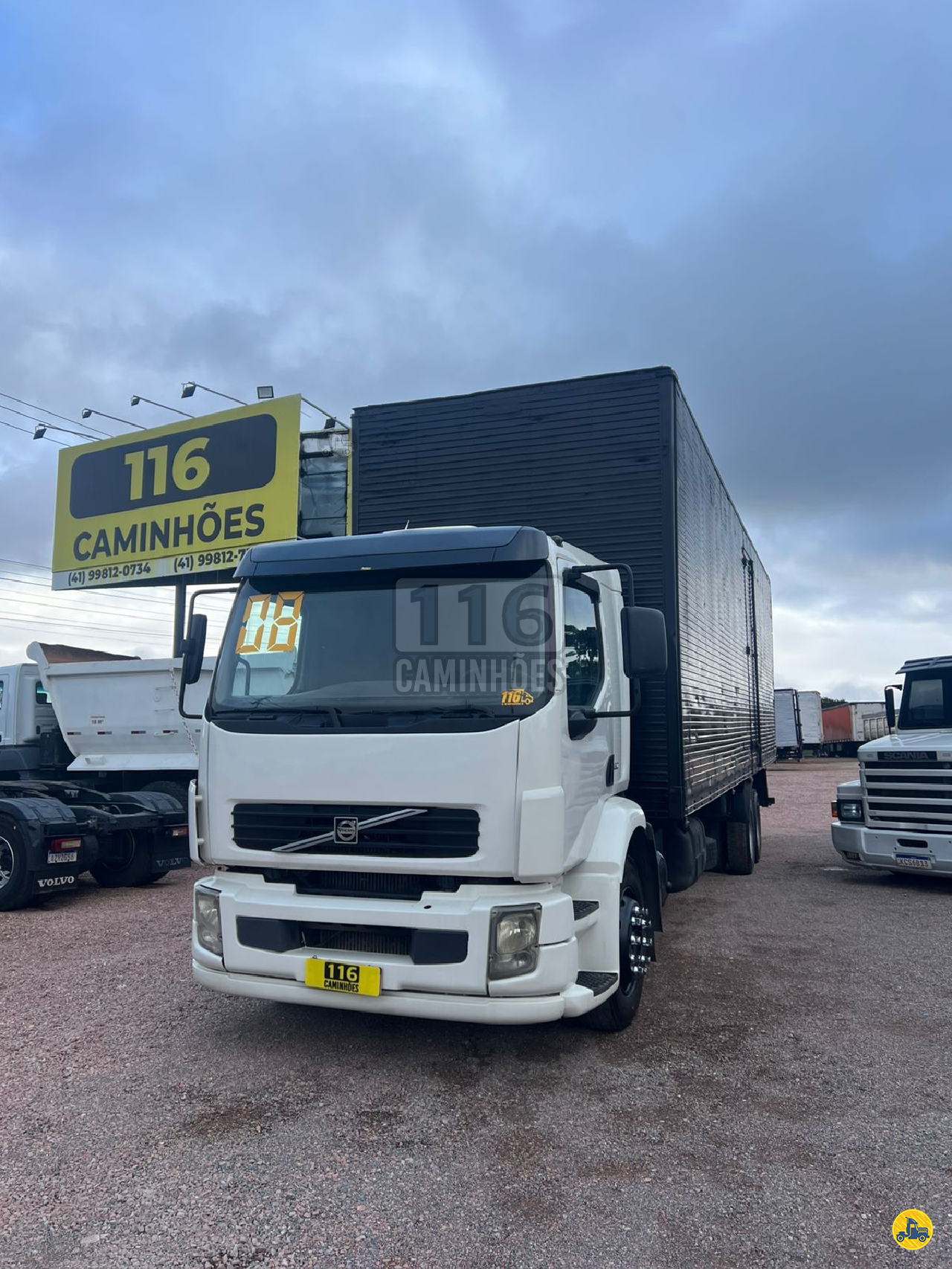 CAMINHAO VOLVO VOLVO VM 260 Baú Furgão Truck 6x2 116 Caminhões FAZENDA RIO GRANDE PARANÁ PR