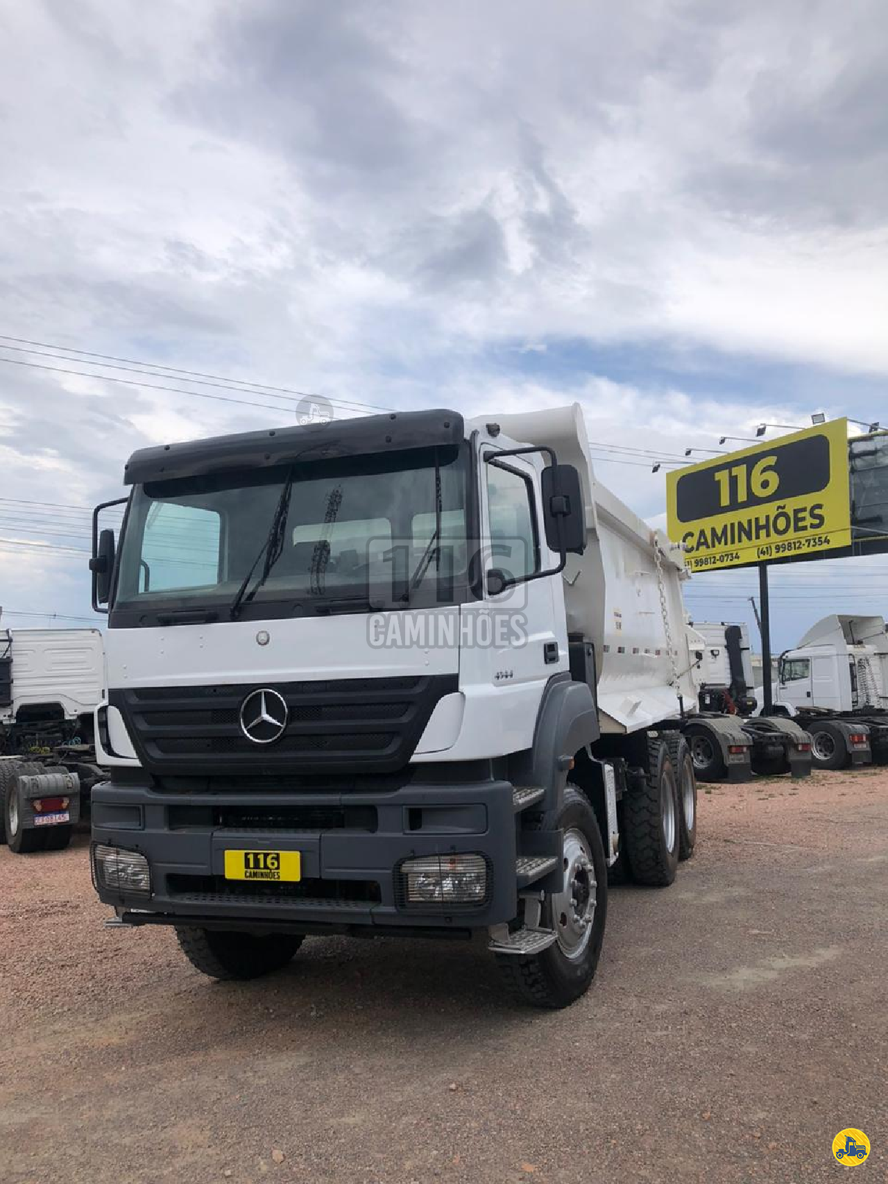CAMINHAO MERCEDES-BENZ MB 4144 Caçamba Basculante Traçado 6x4 116 Caminhões FAZENDA RIO GRANDE PARANÁ PR