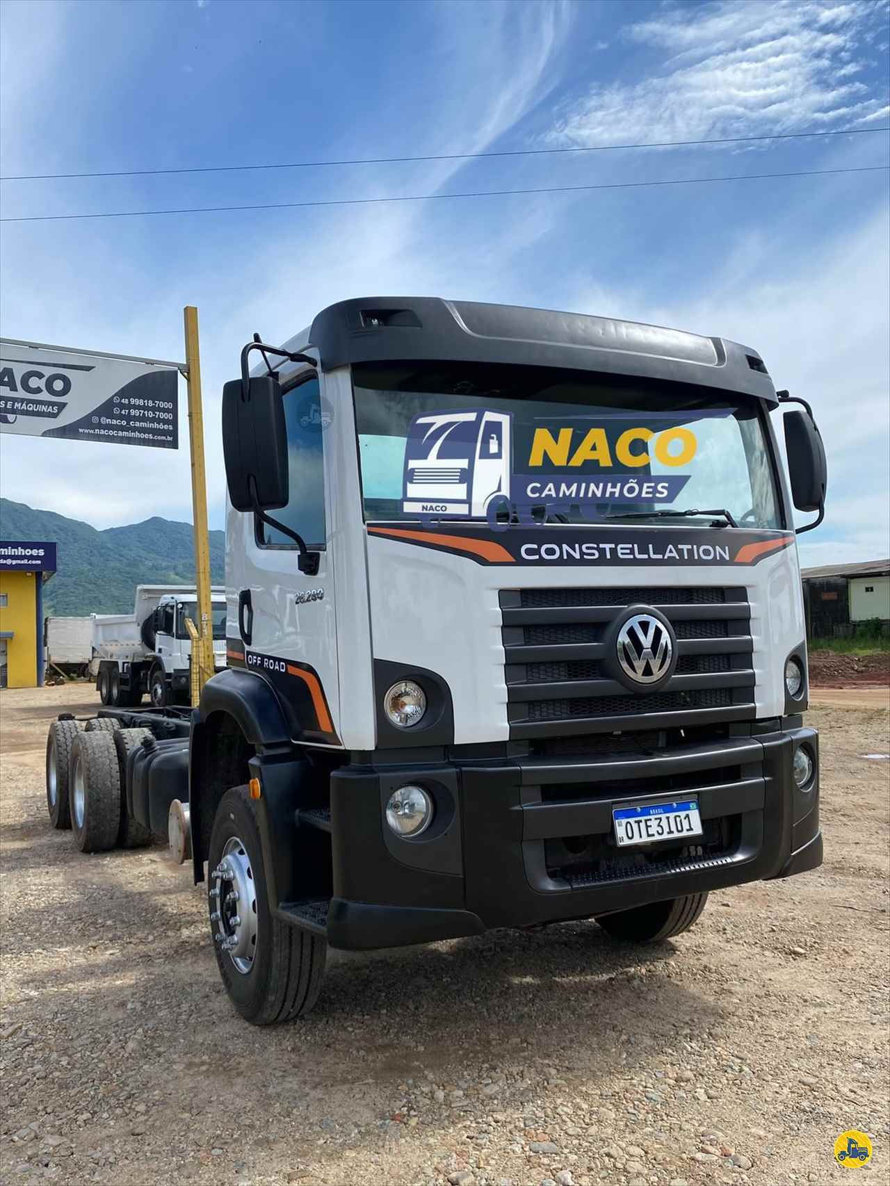 CAMINHAO VOLKSWAGEN VW 26280 Chassis Truck 6x4 Naco Caminhões CANELINHA SANTA CATARINA SC
