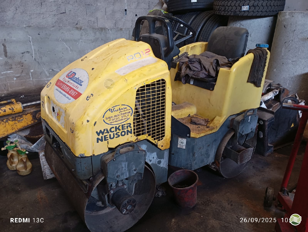 ROLO COMPACTADOR WACKER NEUSON RD12A Terraverde Rental - SP CASA BRANCA SÃO PAULO SP