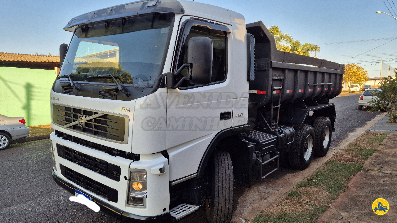 CAMINHAO VOLVO VOLVO FM 480 Caçamba Basculante Truck 6x4 Avenida Caminhões BRODOWSKI SÃO PAULO SP
