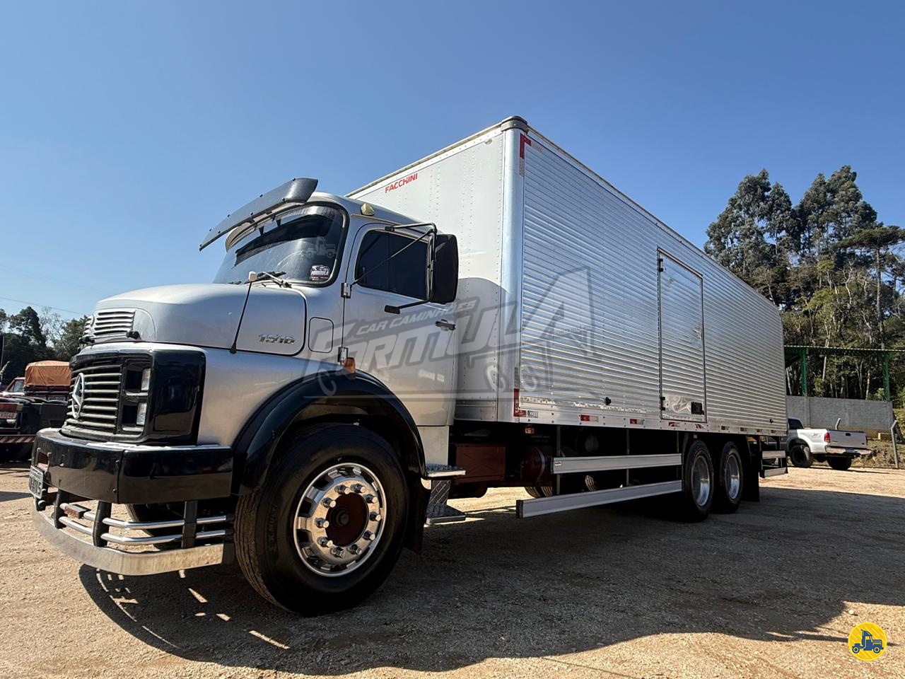 CAMINHAO MERCEDES-BENZ MB 1516 Baú Furgão Truck 6x2 Formula Car Caminhões  CONTENDA PARANÁ PR