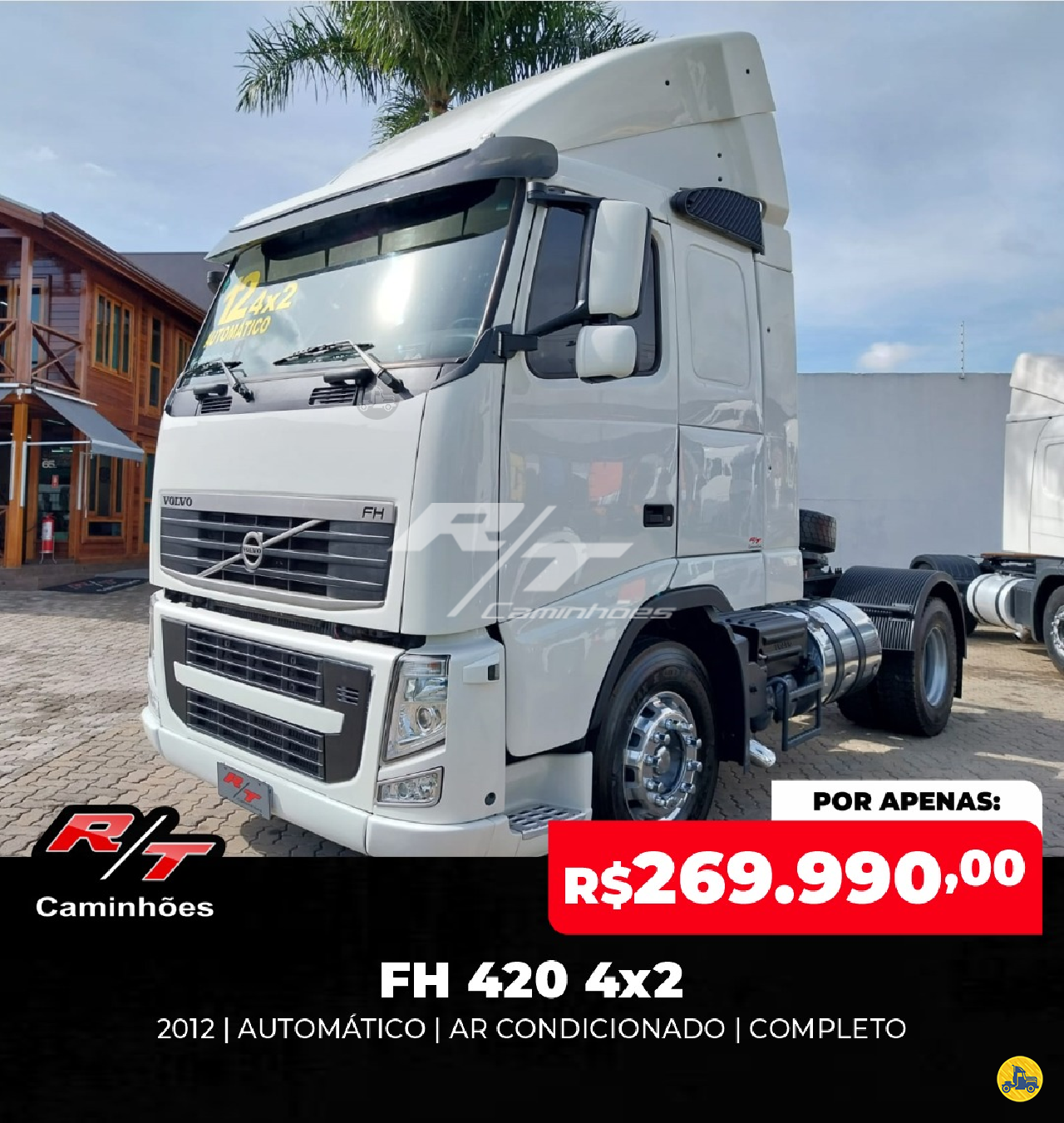 CAMINHAO VOLVO VOLVO FH 420 Cavalo Mecânico Cavalo 4x2 RT Caminhões SUMARE SÃO PAULO SP