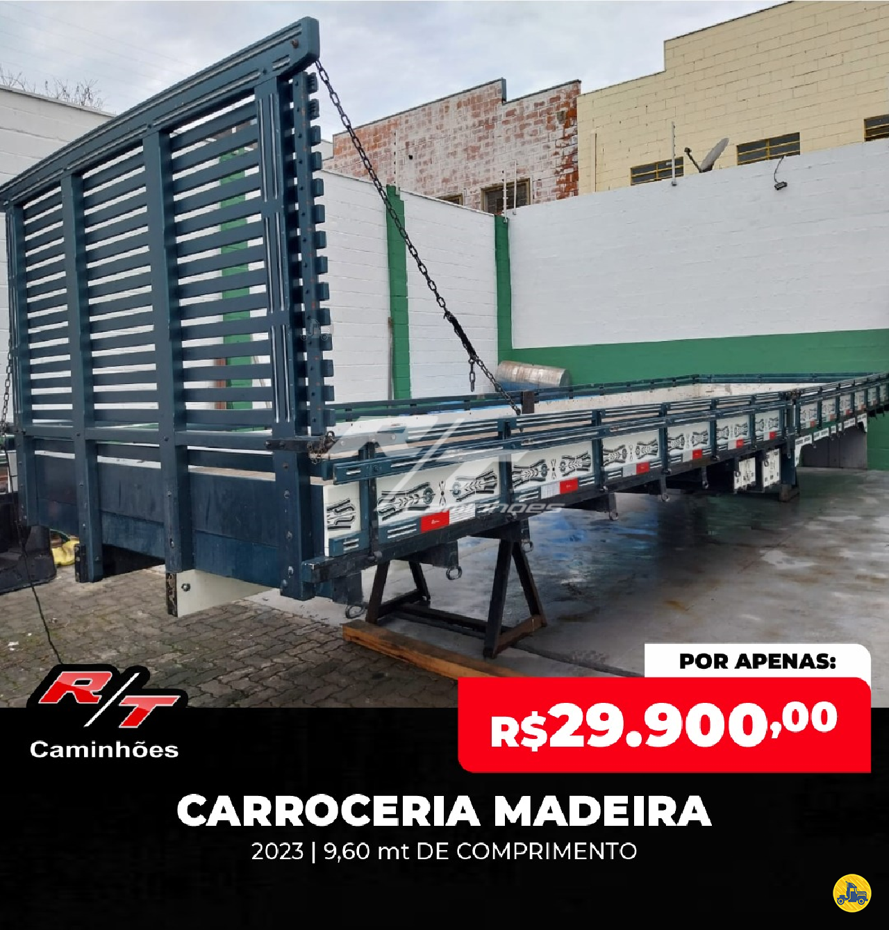 CARROCERIA SOBRE CHASSI  TRUCK CARGA SECA RT Caminhões SUMARE SÃO PAULO SP