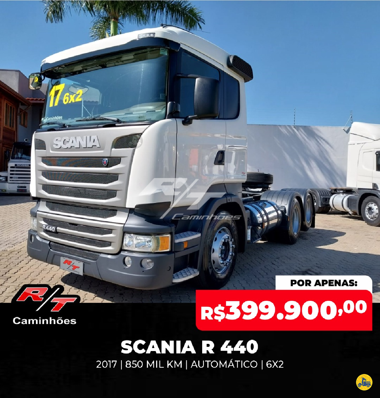 CAMINHAO SCANIA SCANIA R440 Cavalo Mecânico Cavalo 6x2 RT Caminhões SUMARE SÃO PAULO SP