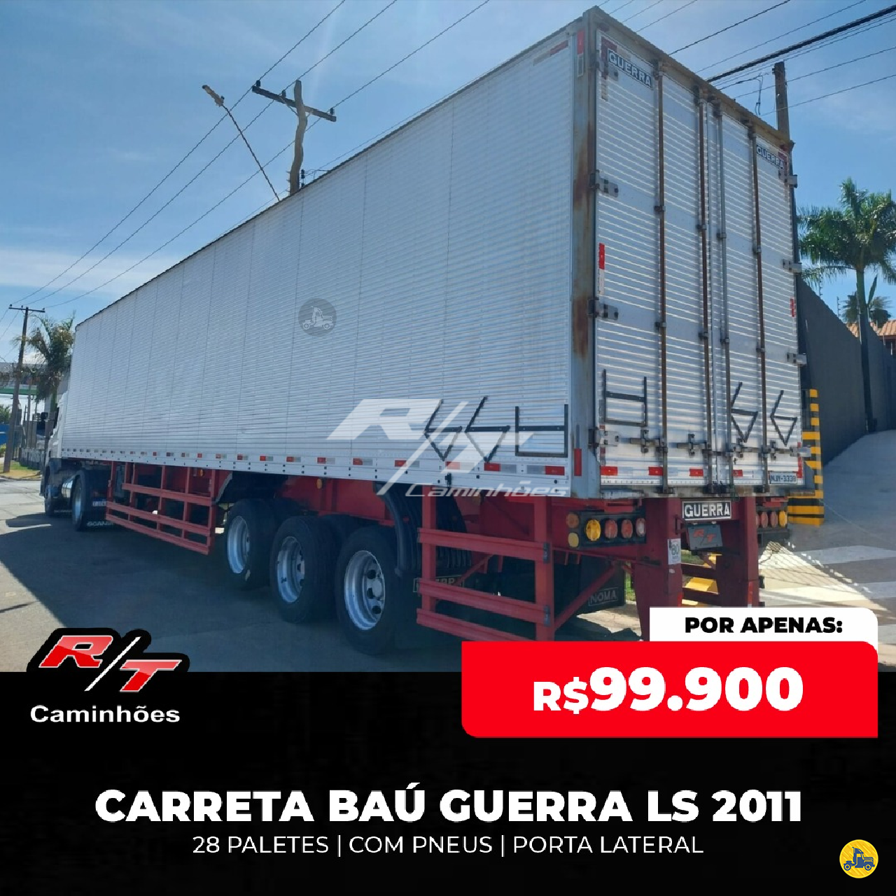 CARRETA SEMI-REBOQUE BAU FURGÃO RT Caminhões SUMARE SÃO PAULO SP