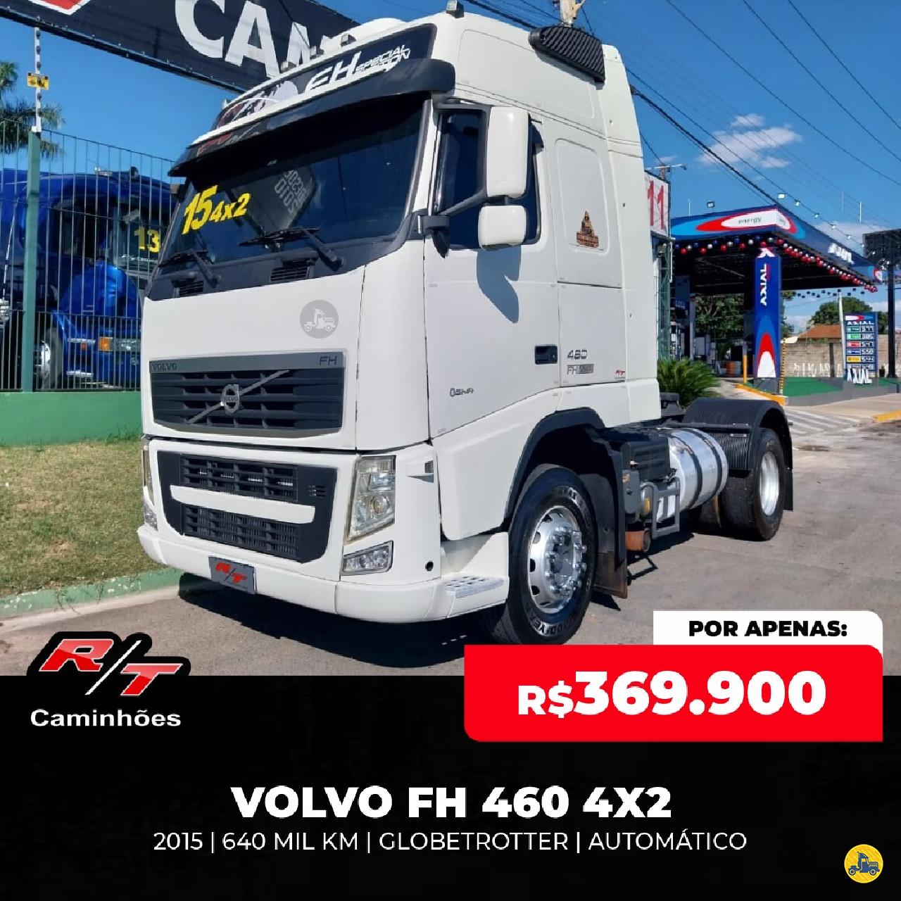 CAMINHAO VOLVO VOLVO FH 460 Cavalo Mecânico Cavalo 4x2 RT Caminhões SUMARE SÃO PAULO SP