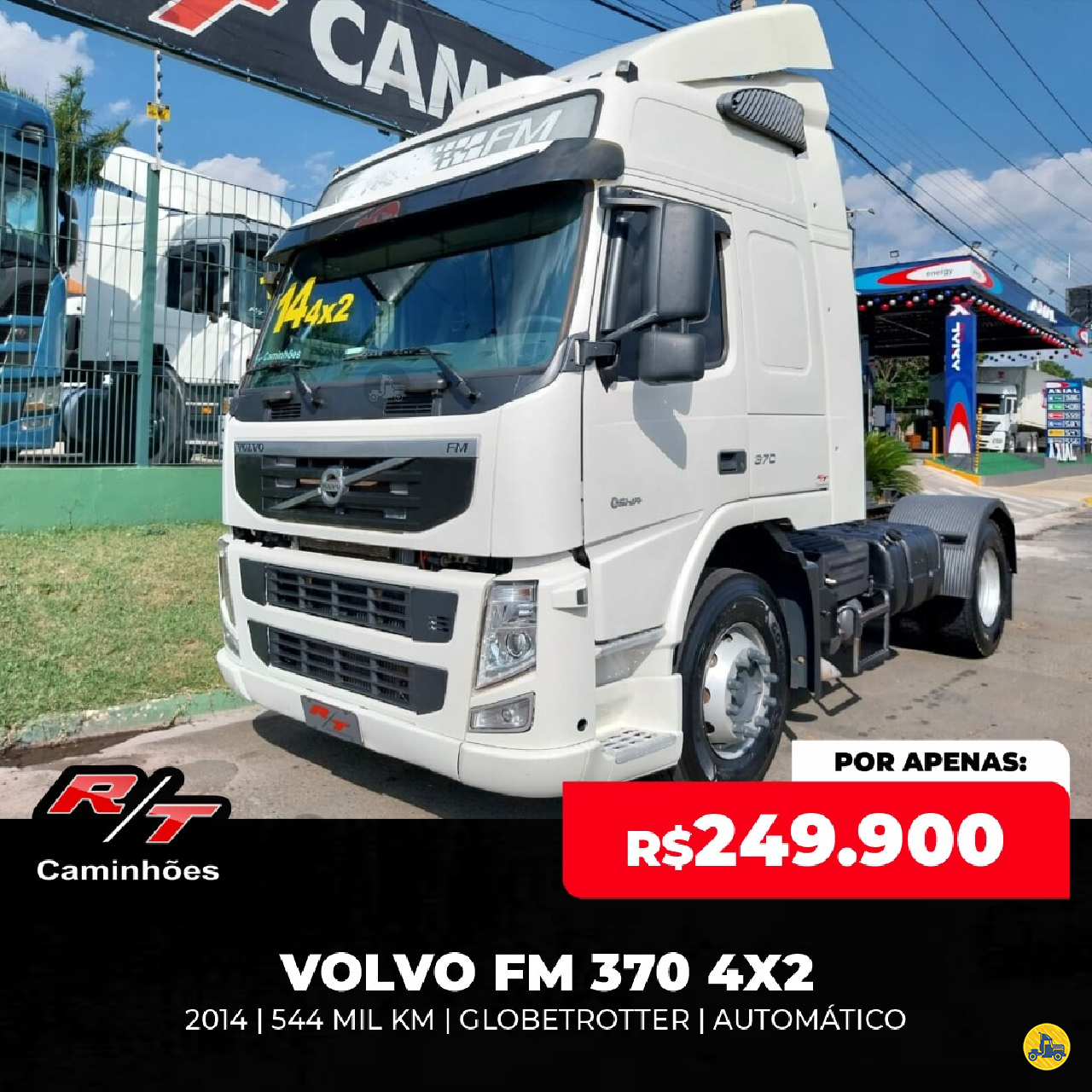 CAMINHAO VOLVO VOLVO FM 370 Cavalo Mecânico Cavalo 4x2 RT Caminhões SUMARE SÃO PAULO SP