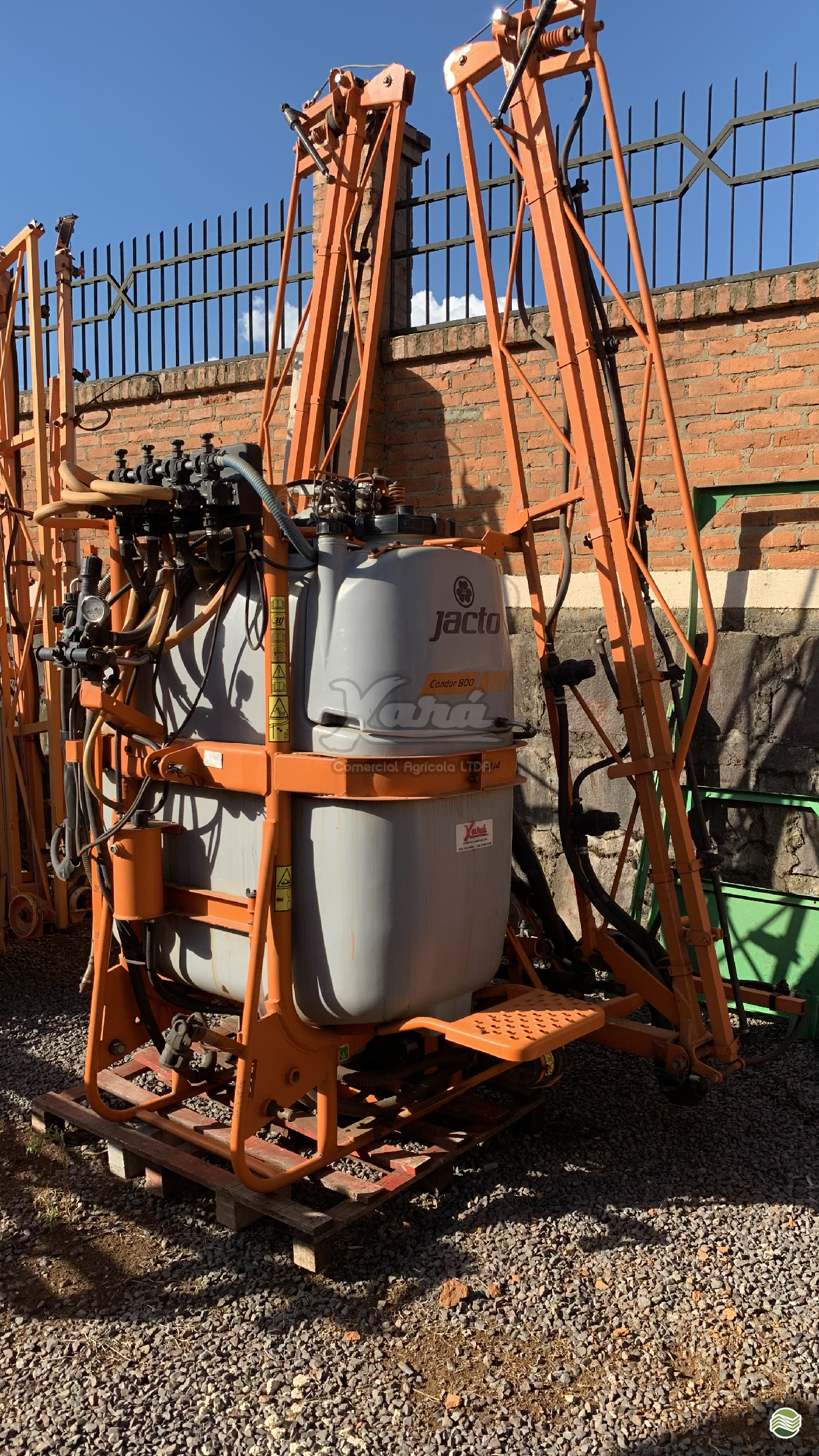 PULVERIZADOR JACTO CONDOR 800 AM14 Acoplado Hidráulico Xará Agrícola - Kuhn VACARIA RIO GRANDE DO SUL RS