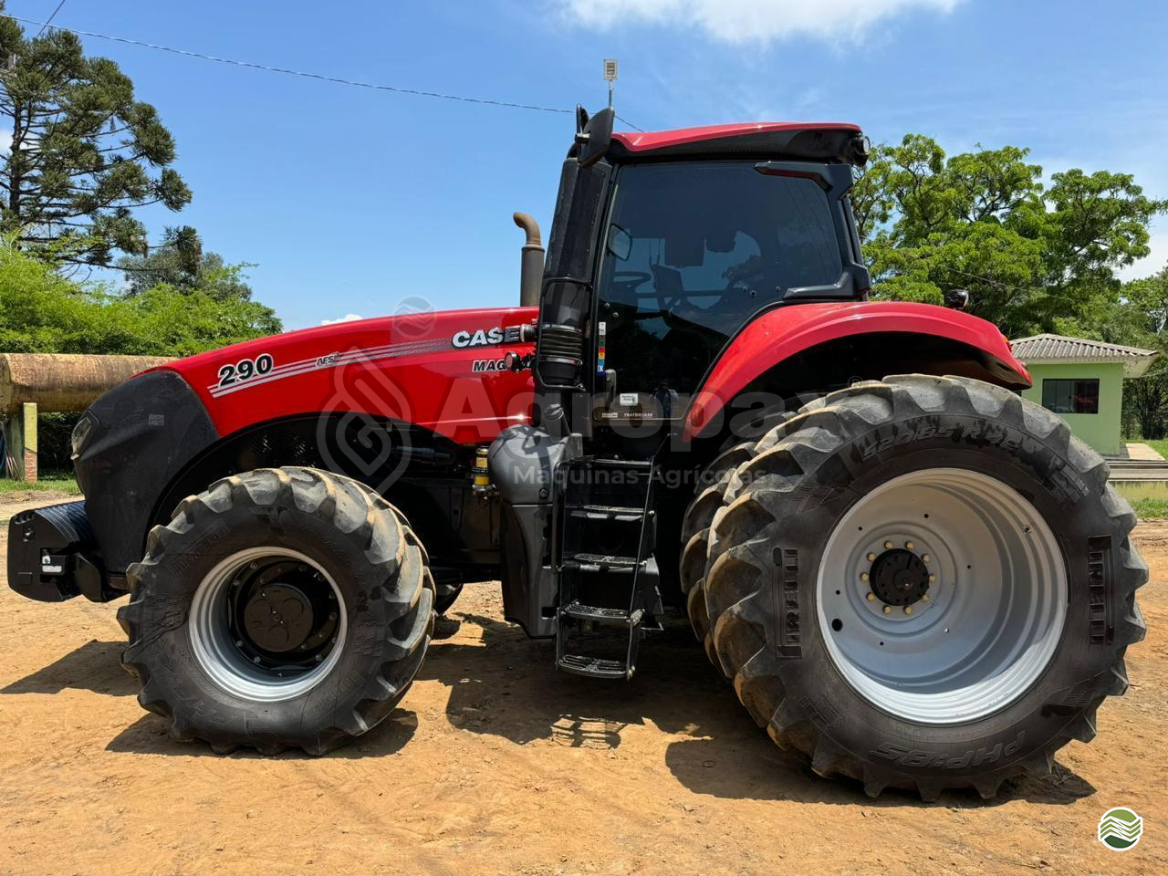 TRATOR CASE MAGNUM 290 Tração 4x4 Agropax Máquinas Agrícolas TIBAGI PARANÁ PR