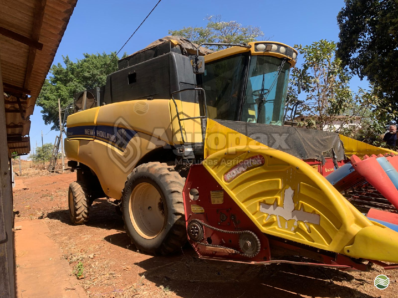 COLHEITADEIRA NEW HOLLAND CR 5080 Agropax Máquinas Agrícolas TIBAGI PARANÁ PR
